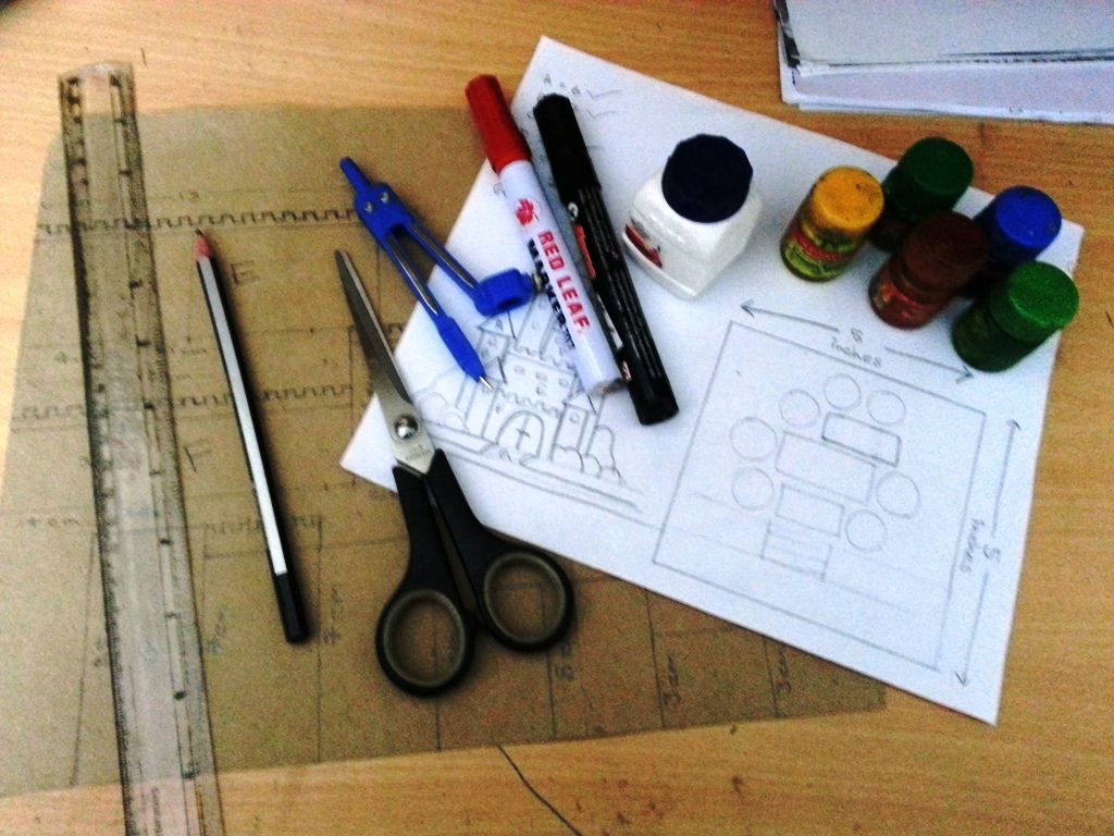 diy miniature castle