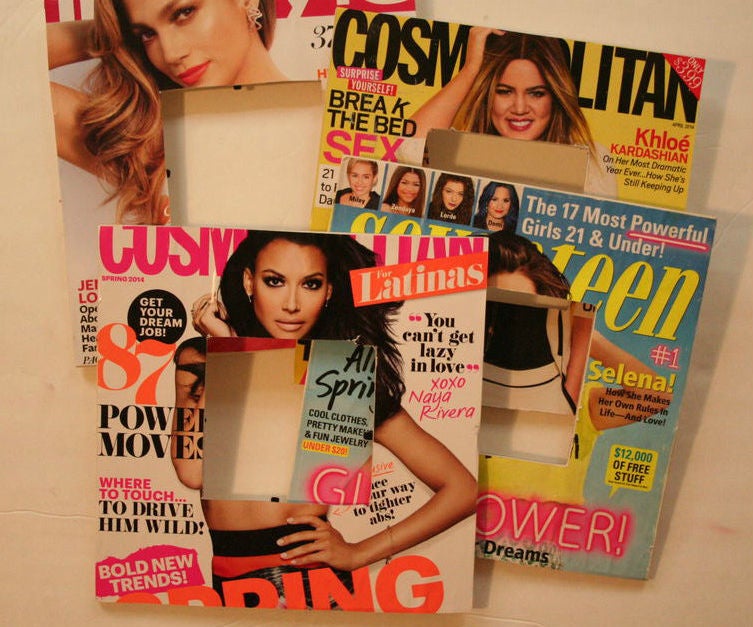 Magazine Cover Picture Frames 4 Steps Instructables