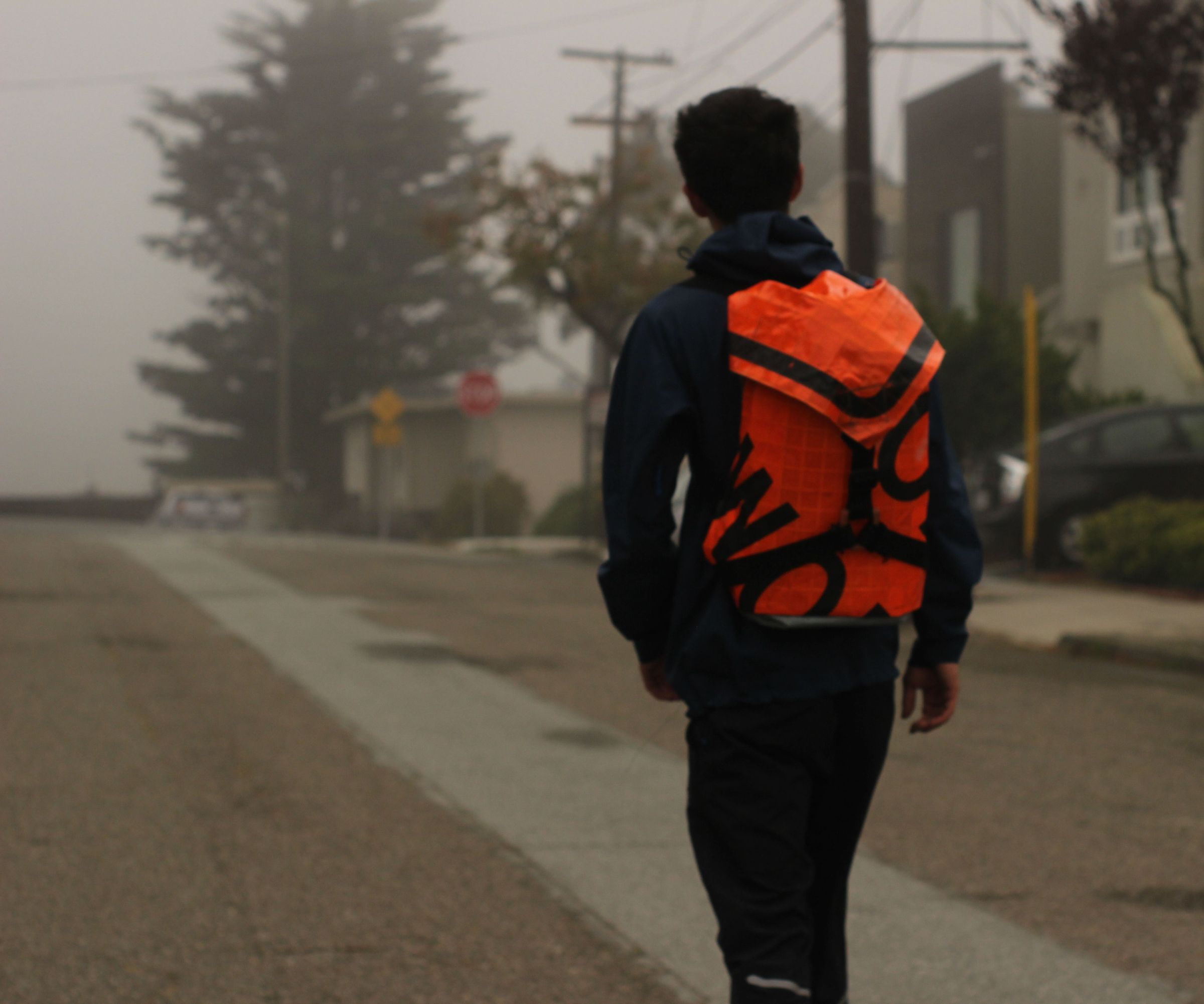 DIY guide for Road Work Sign Backpack with step-by-step instructions