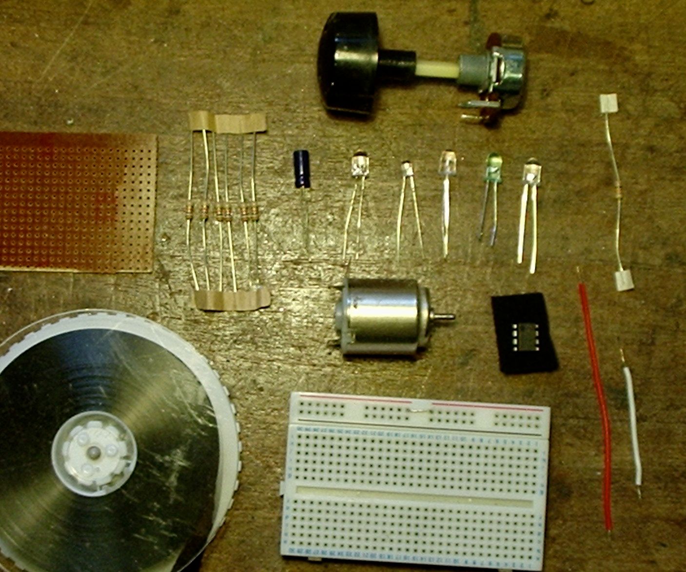 How to Build This Amazing Spinning Rainbow Light Wheel!!! 10 Steps