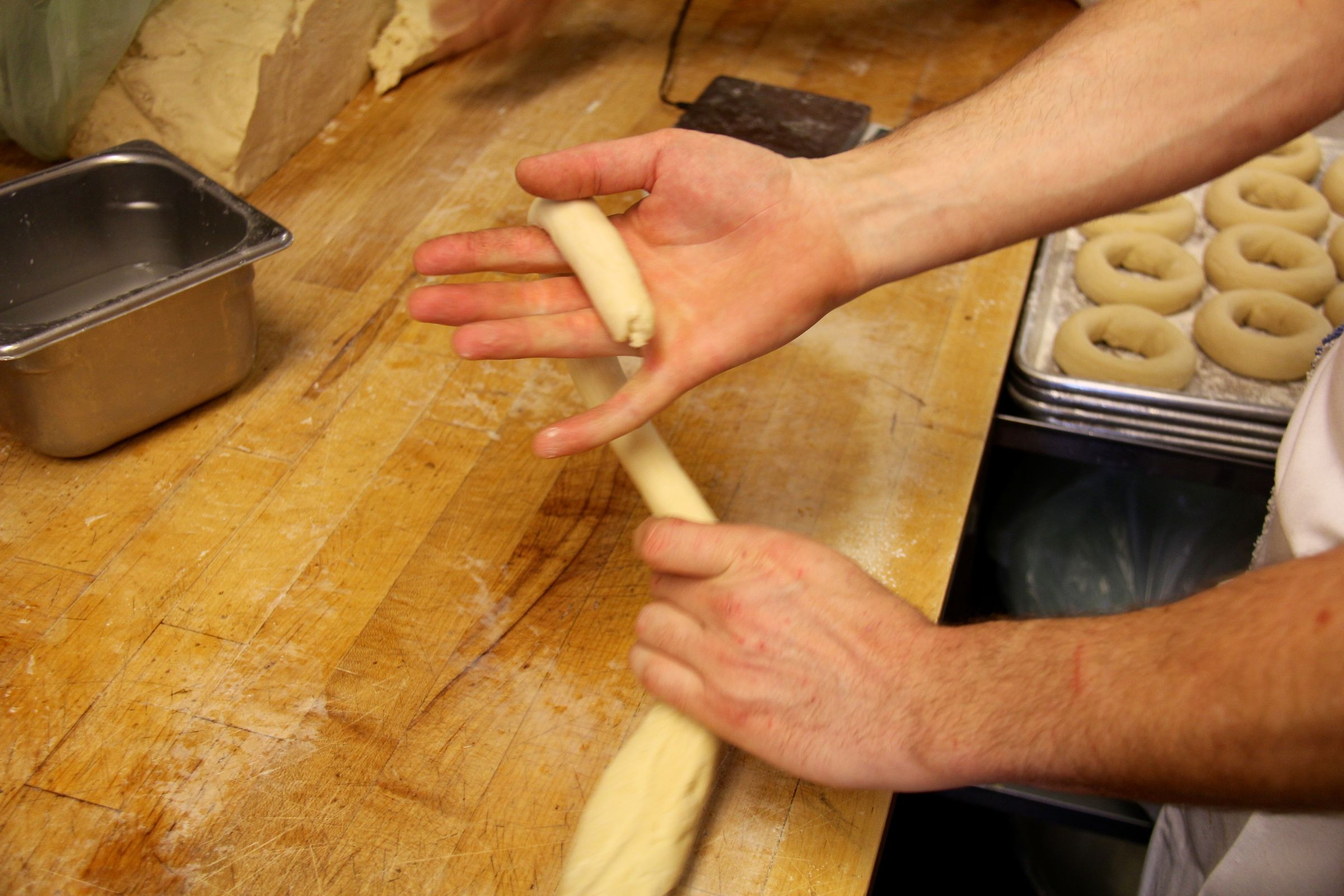 How Do Bakers Form The Bagels