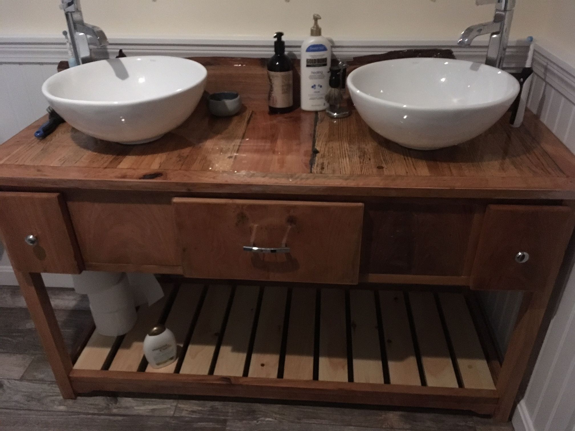 Rustic Farmhouse Style Vanity 8 Steps (with Pictures) Instructables