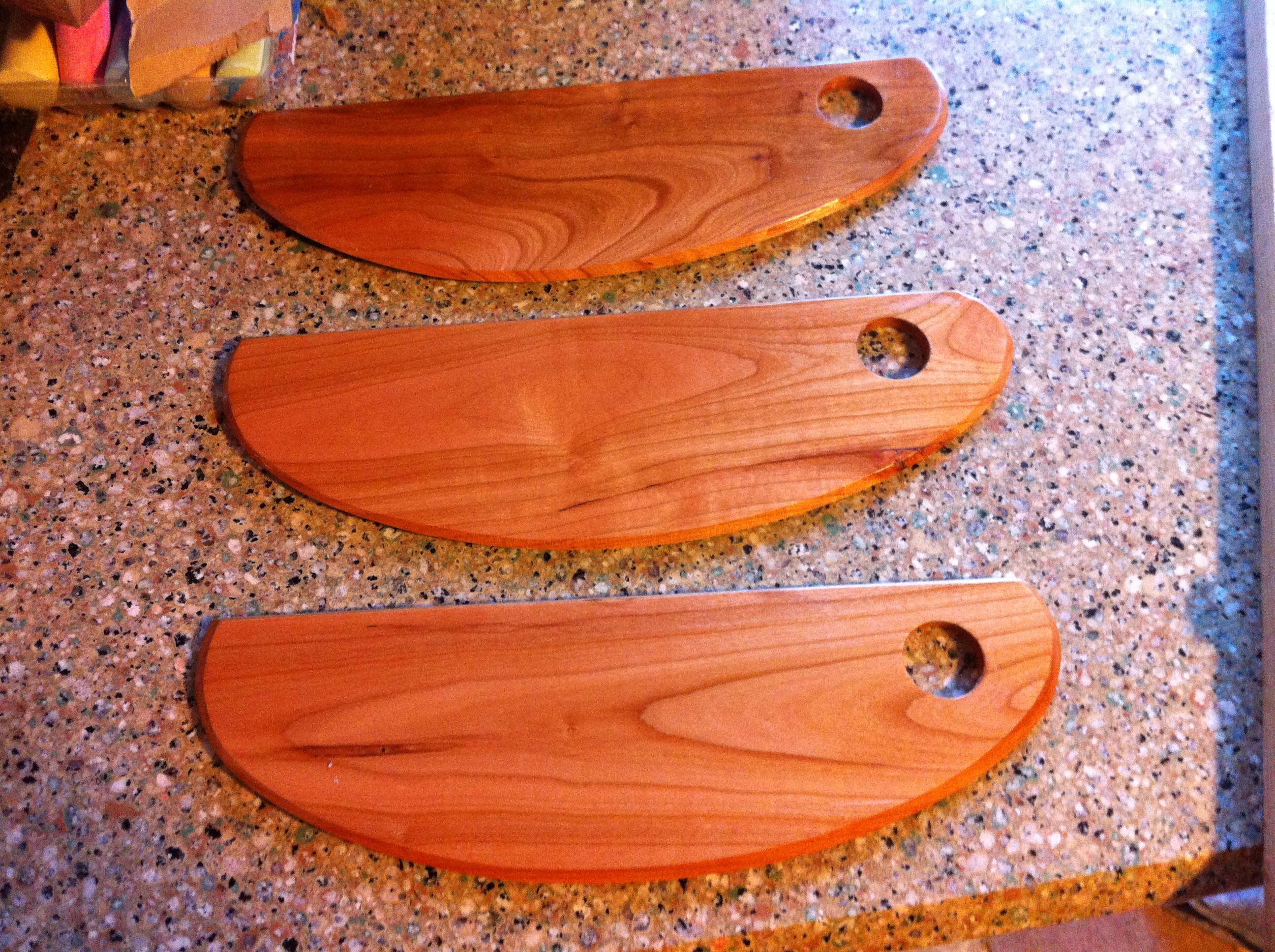 Homemade Wood Pizza Cutters