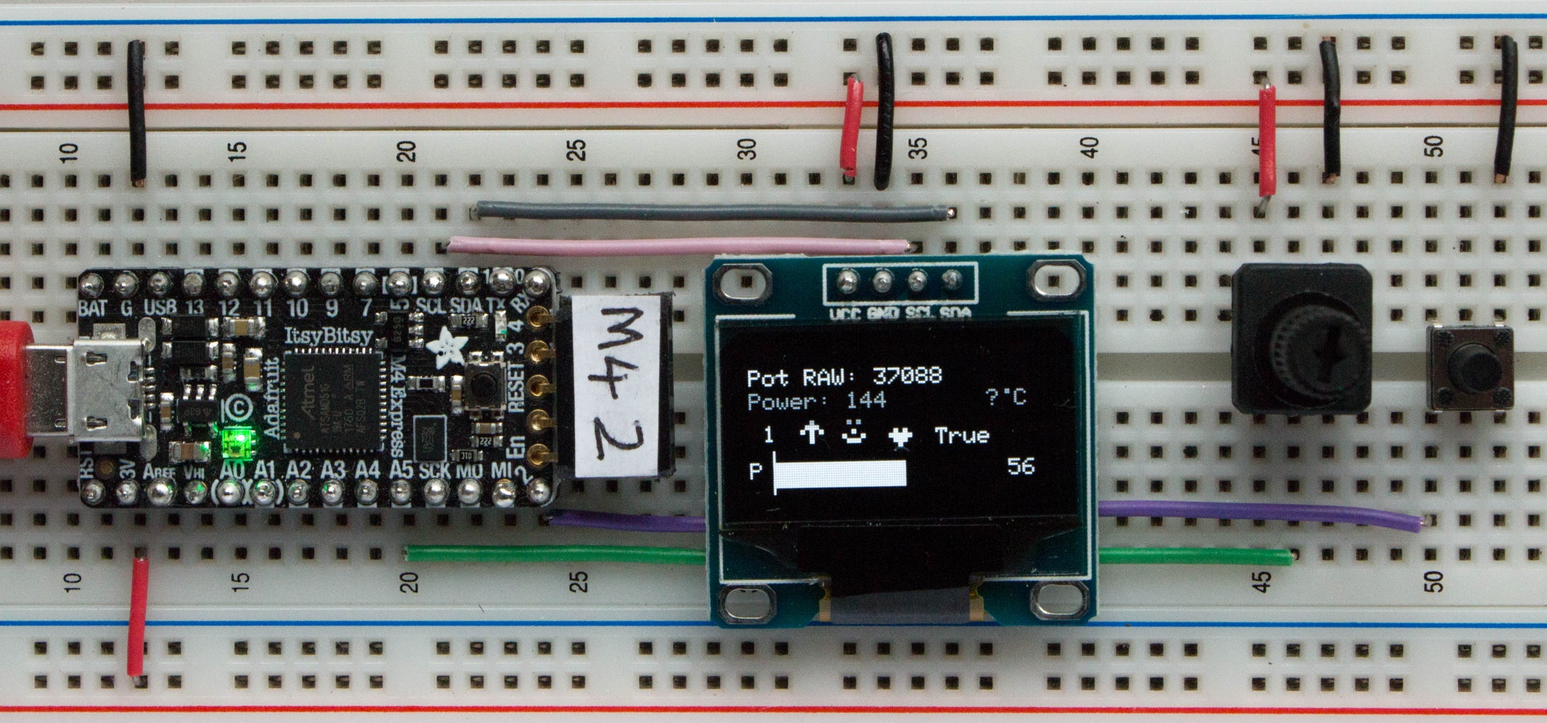 Graphics on a SSD1306 I2C OLED 128x64 Display With CircuitPython Using ...