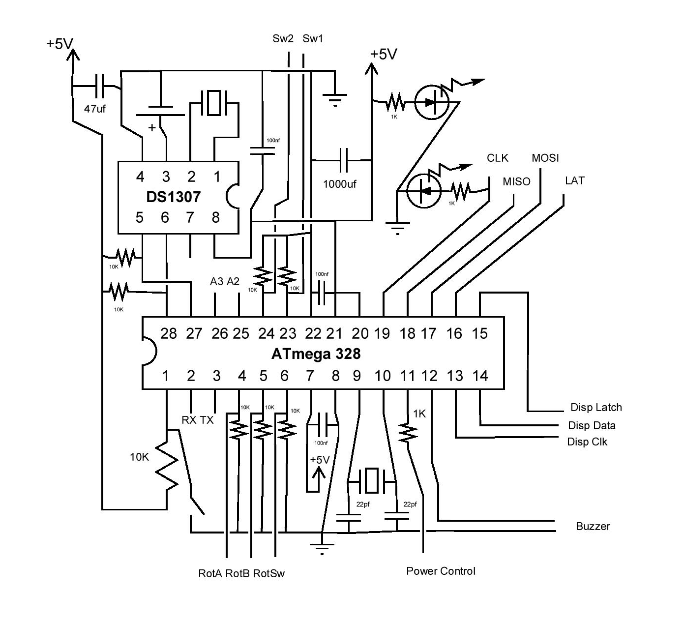 LED Dawn / Sunrise Alarm Clock, Nightlight & Security Light Arduino