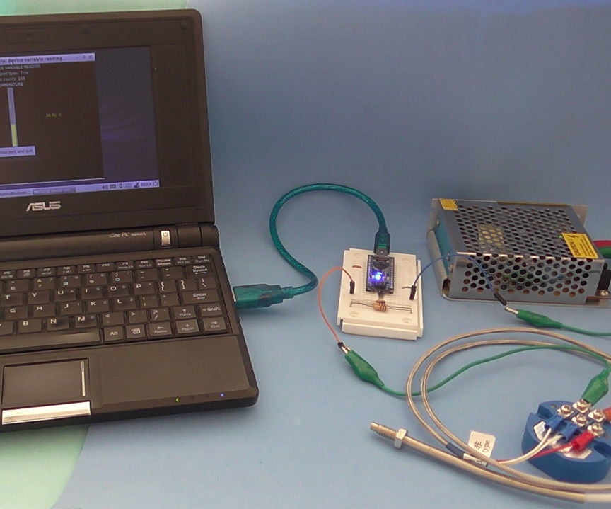 Arduino Temperature Measurement With RTD PT100 4-20mA Transmitter : 5 ...