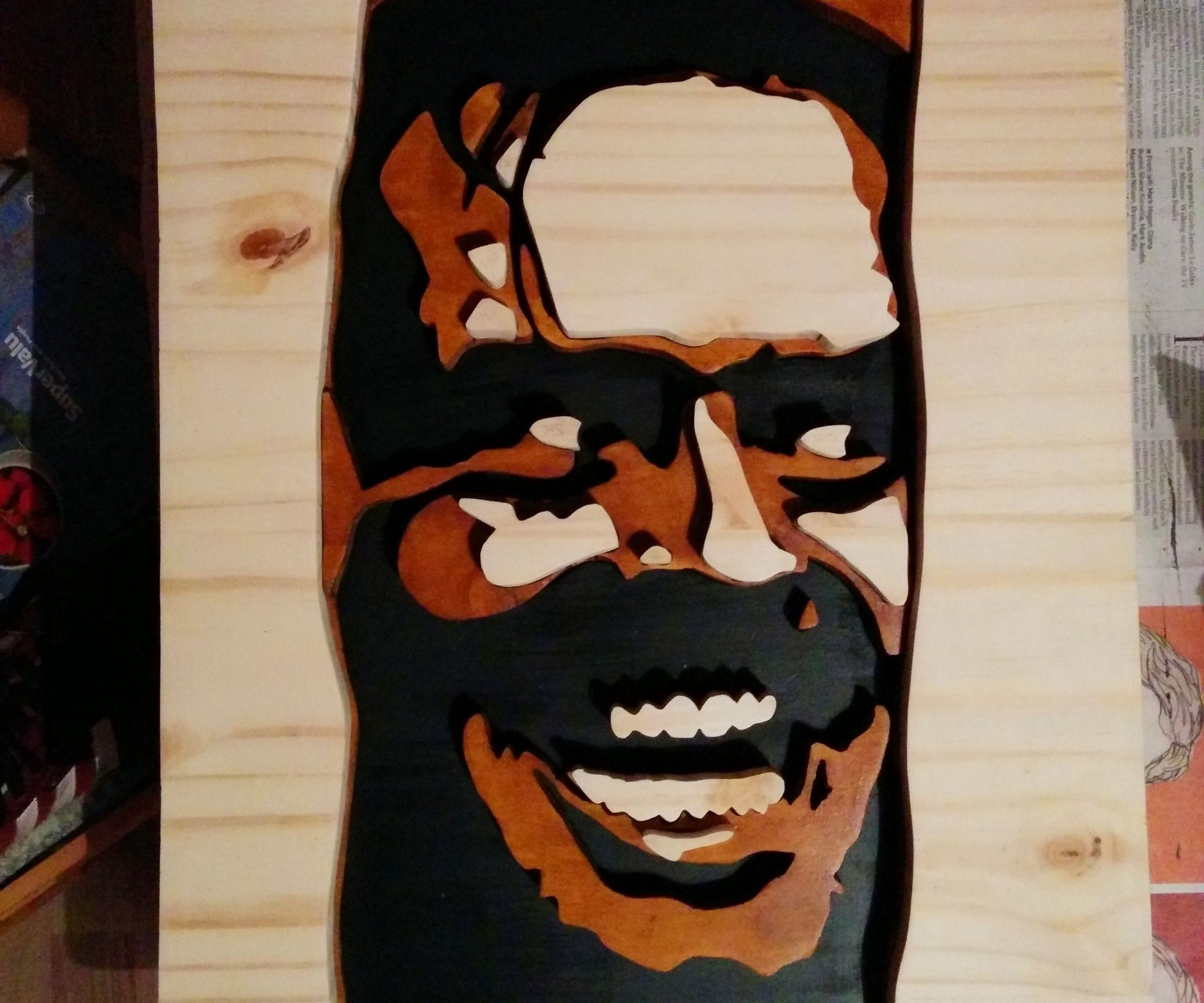 3d wooden portrait DIY Project DIY Project Image