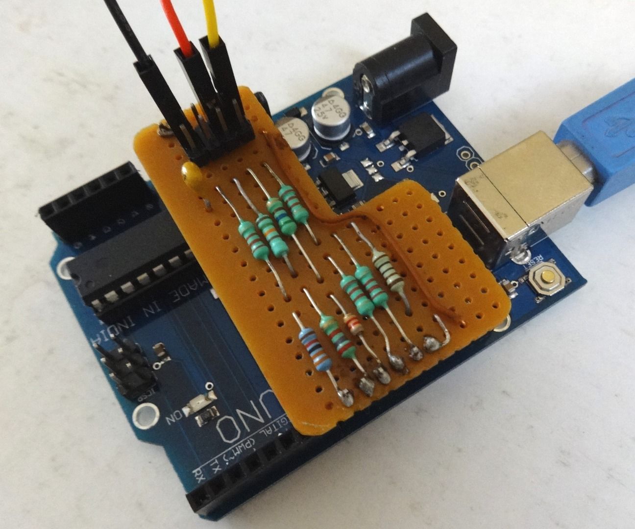 10 resistor arduino waveform generator DIY Project DIY Project Image
