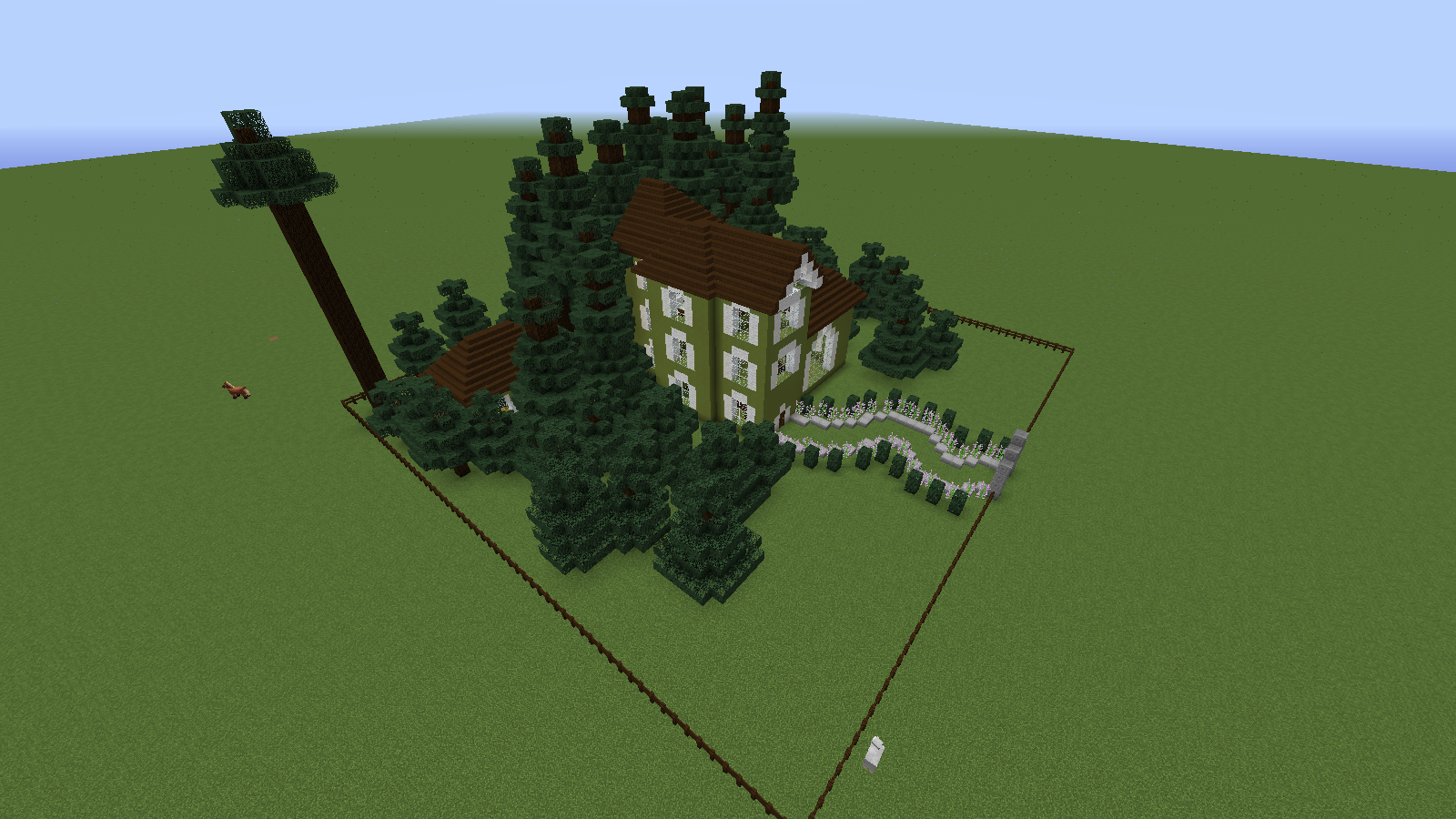 Minecraft Mansion House Tutorial Step By Step