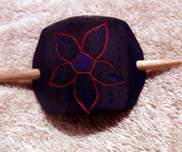 Heat-Formed ABS Skewer Hair Barrette