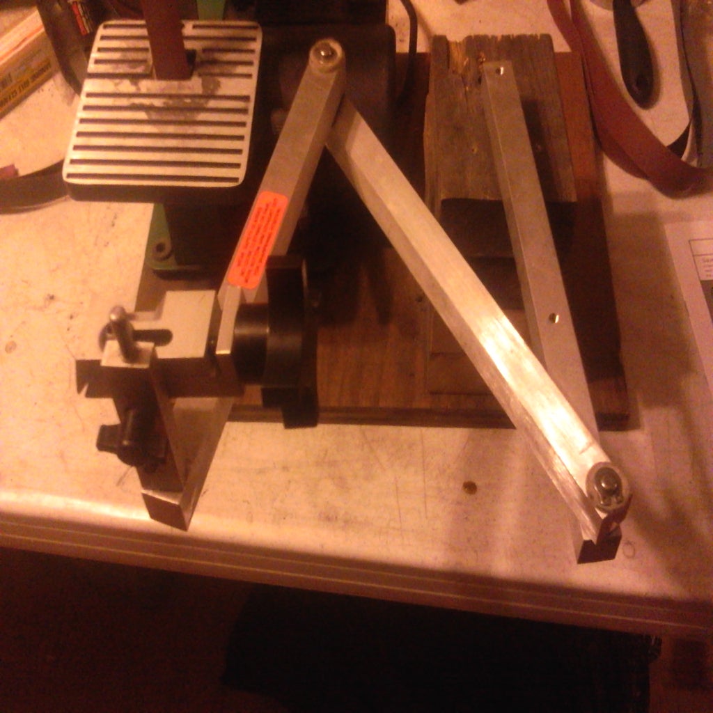 Please help! knife sharpening jig for belt sander Instructables