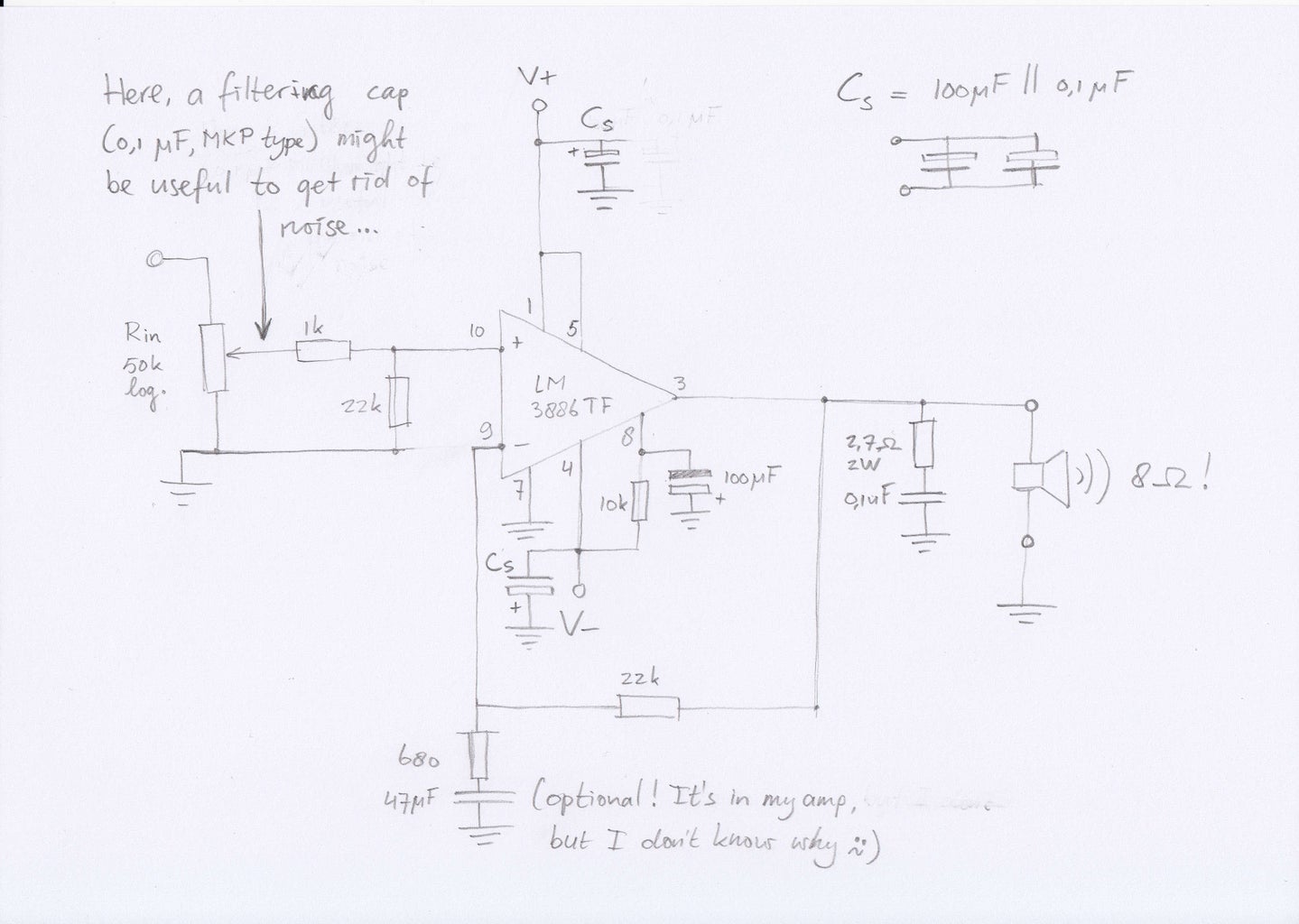 Make Your First Serious Amplifier 10 Steps with Pictures Circuit Diagram