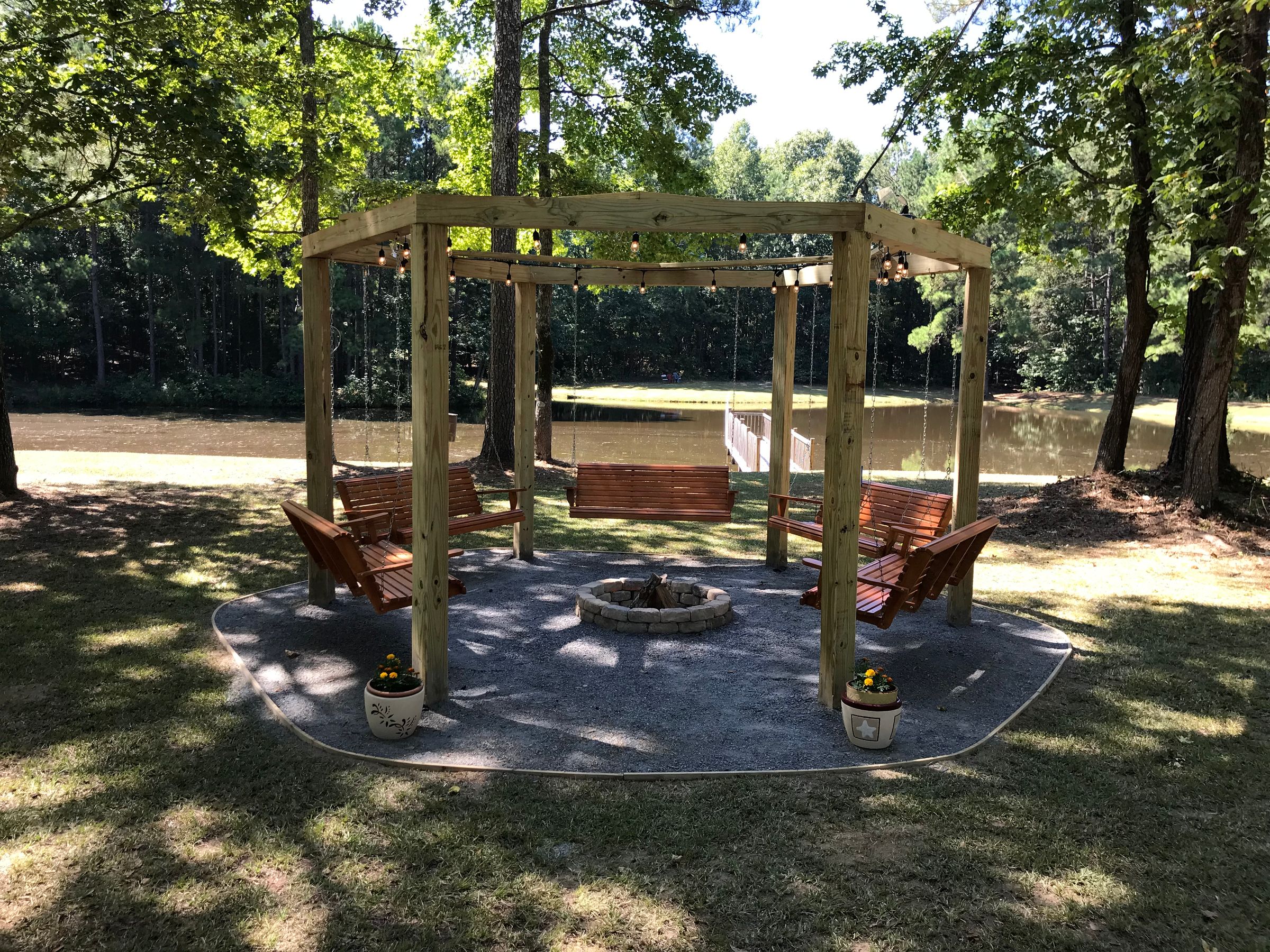 Porch Swing Fire Pit 12 Steps With Pictures Instructables