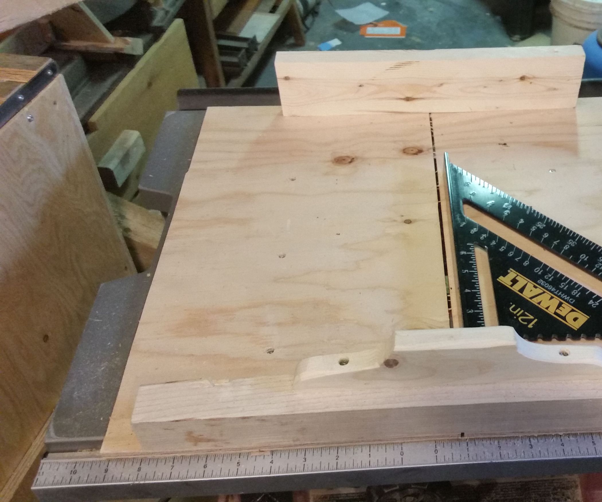 Table Saw Crosscut Sled 4 Steps Instructables