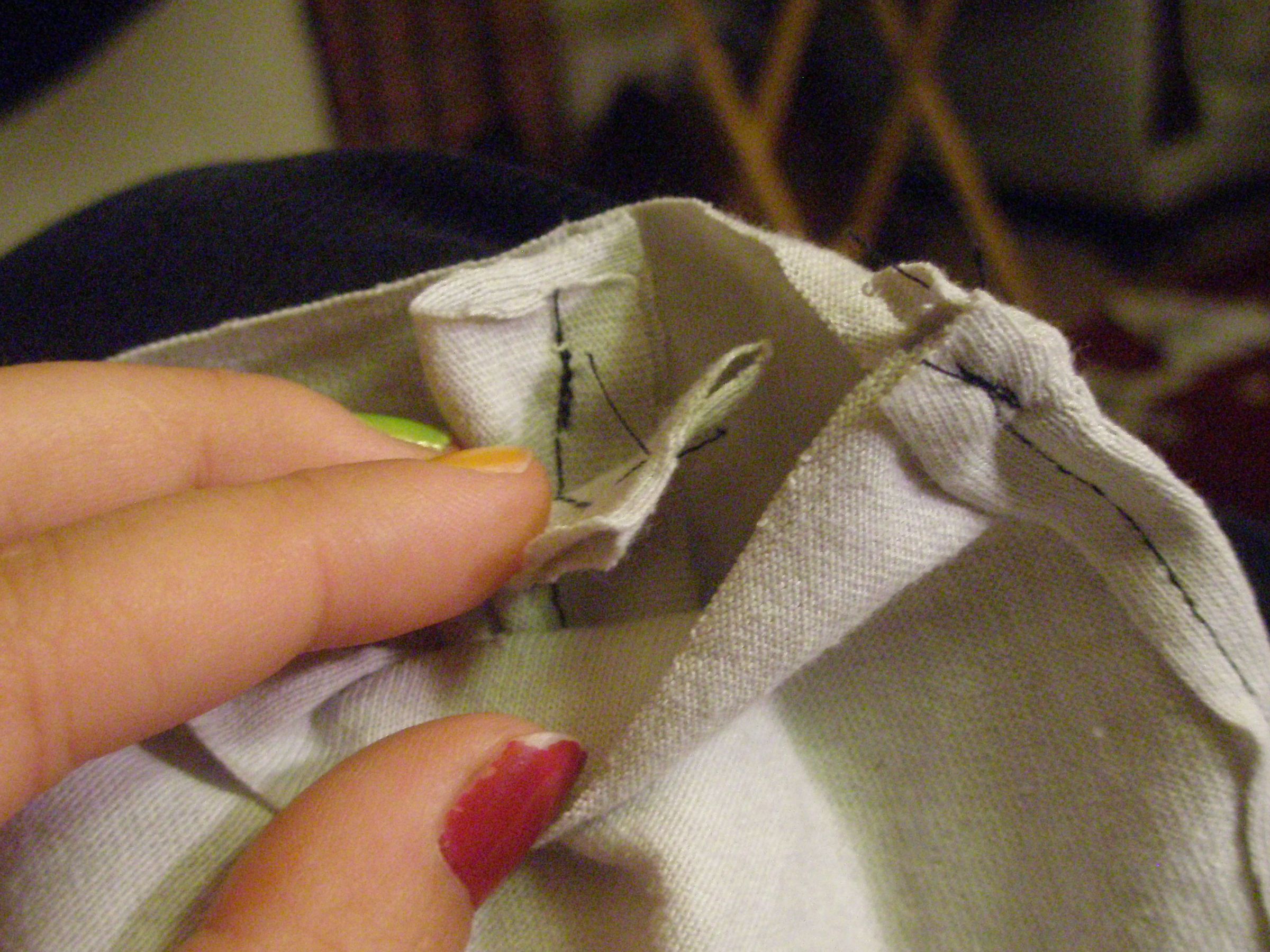How to Make a Drawstring Backpack Out of a Tshirt 6 Steps