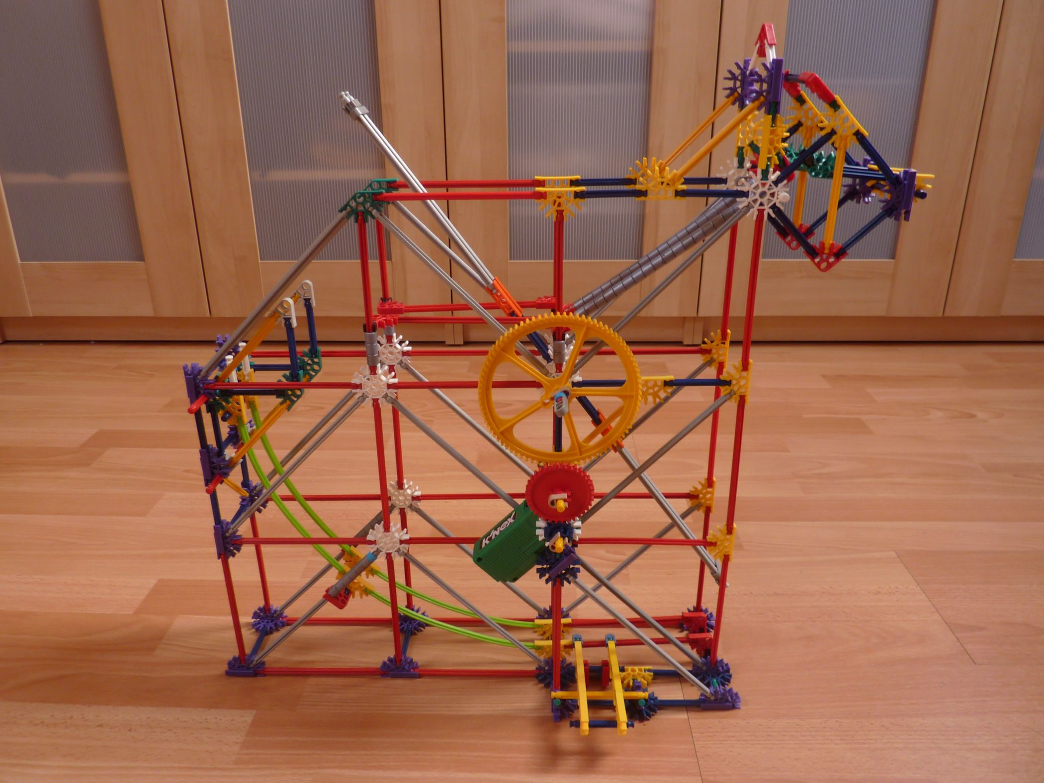 Center Arm Lift, a Knex Ball Machine Lift 9 Steps Instructables