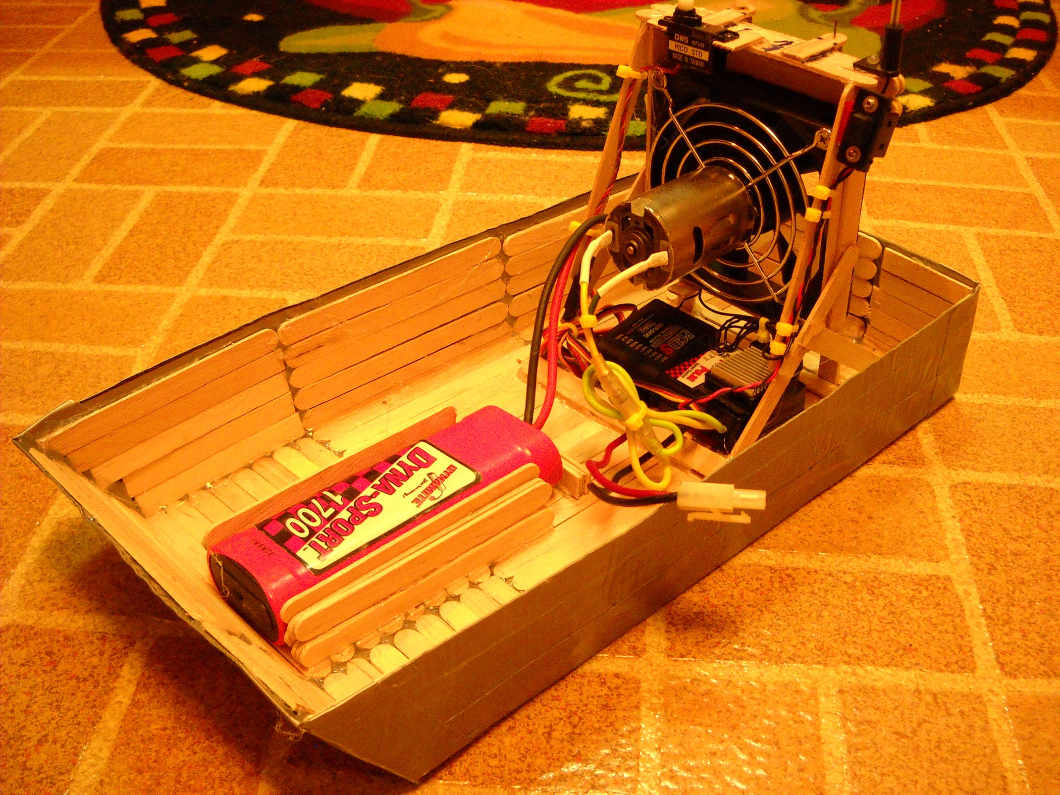 Rc Duct Tape Swamp Boat V1 11 Steps Instructables