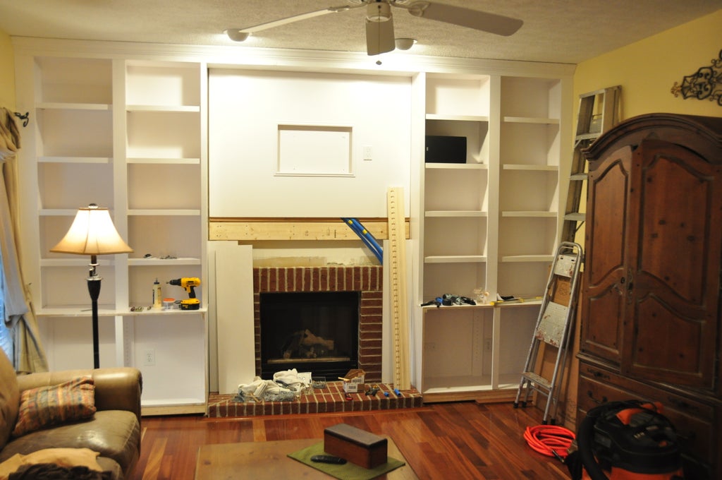 How To Build A Fireplace Bookcase 18 Steps With Pictures Instructables - Diy Shelving Unit Around Fireplace How To Build A Fireplace Bookcase 18 Steps With Pictures Instructables - Diy Shelving Unit Around Fireplace