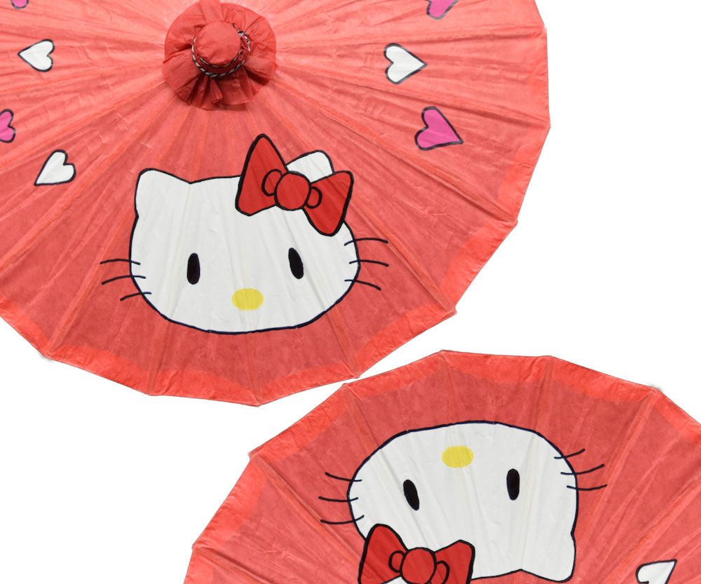 DIY guide for DIY Hello Kitty Parasol with step-by-step instructions