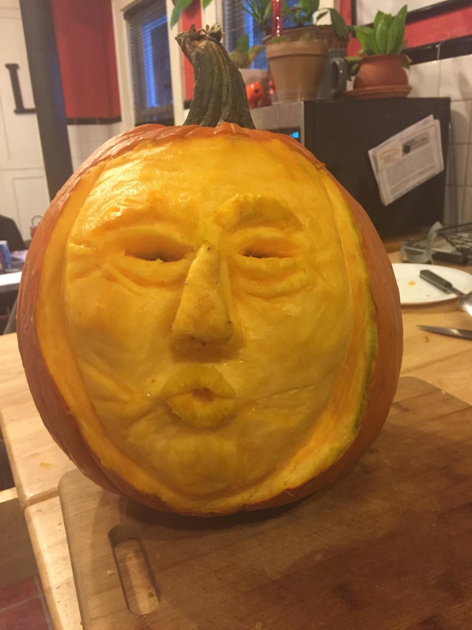 How to Carve a Realistic Face on a Pumpkin 11 Steps (with Pictures