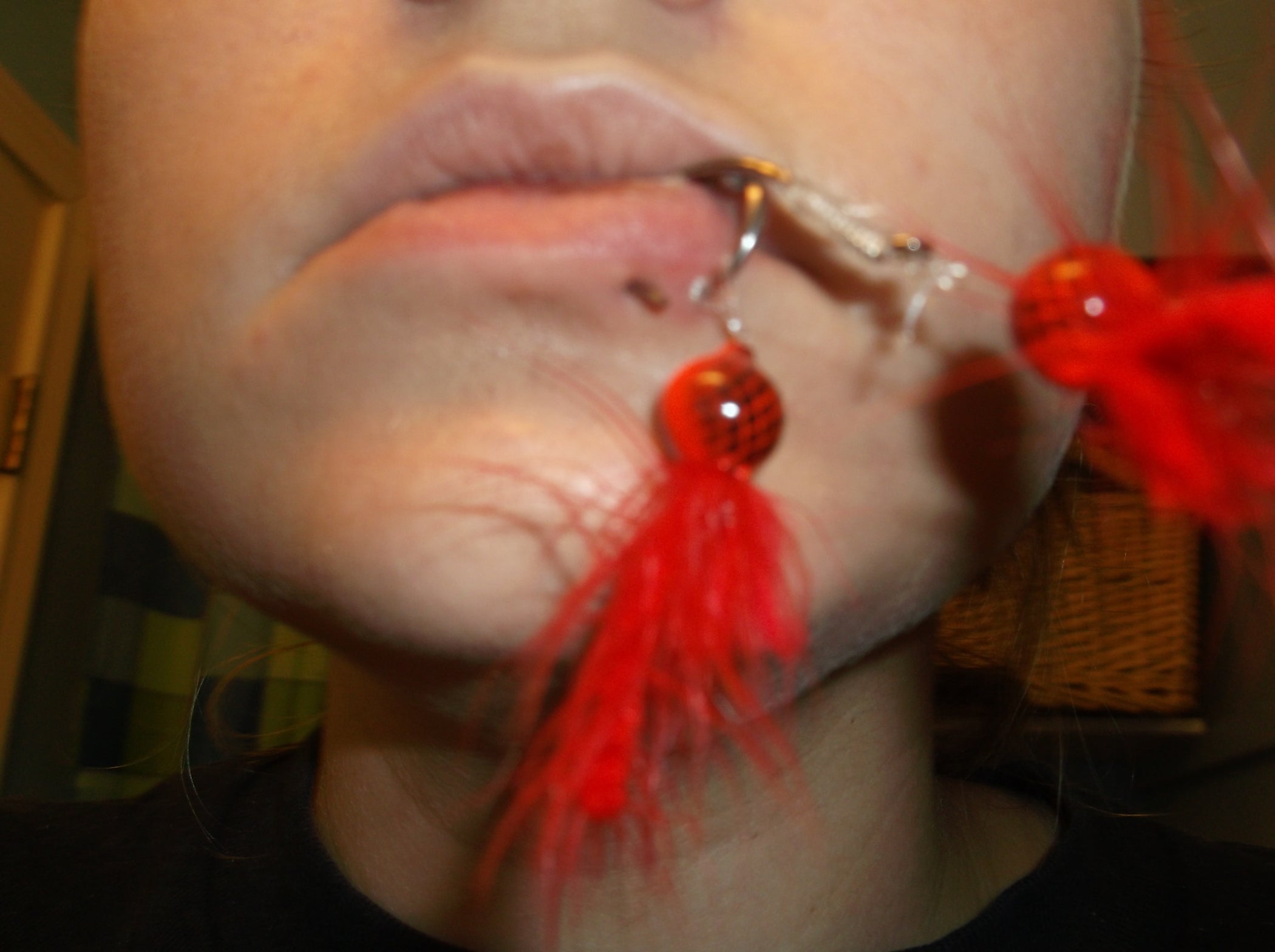 Make a Fish Hook Into a Lip Ring (or Vise Verse