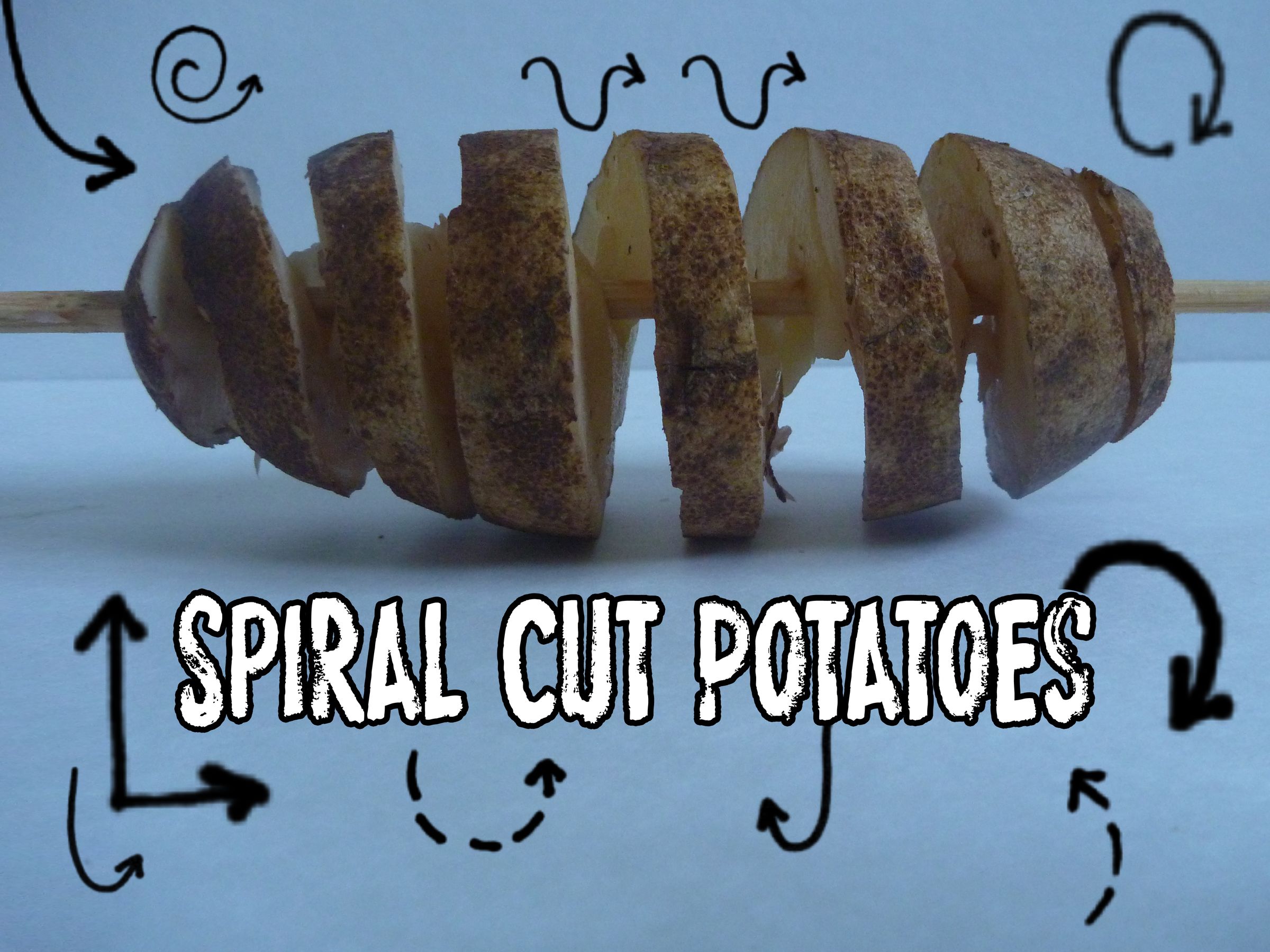 Spiral Cut Potatoes 8 Steps (with Pictures) Instructables