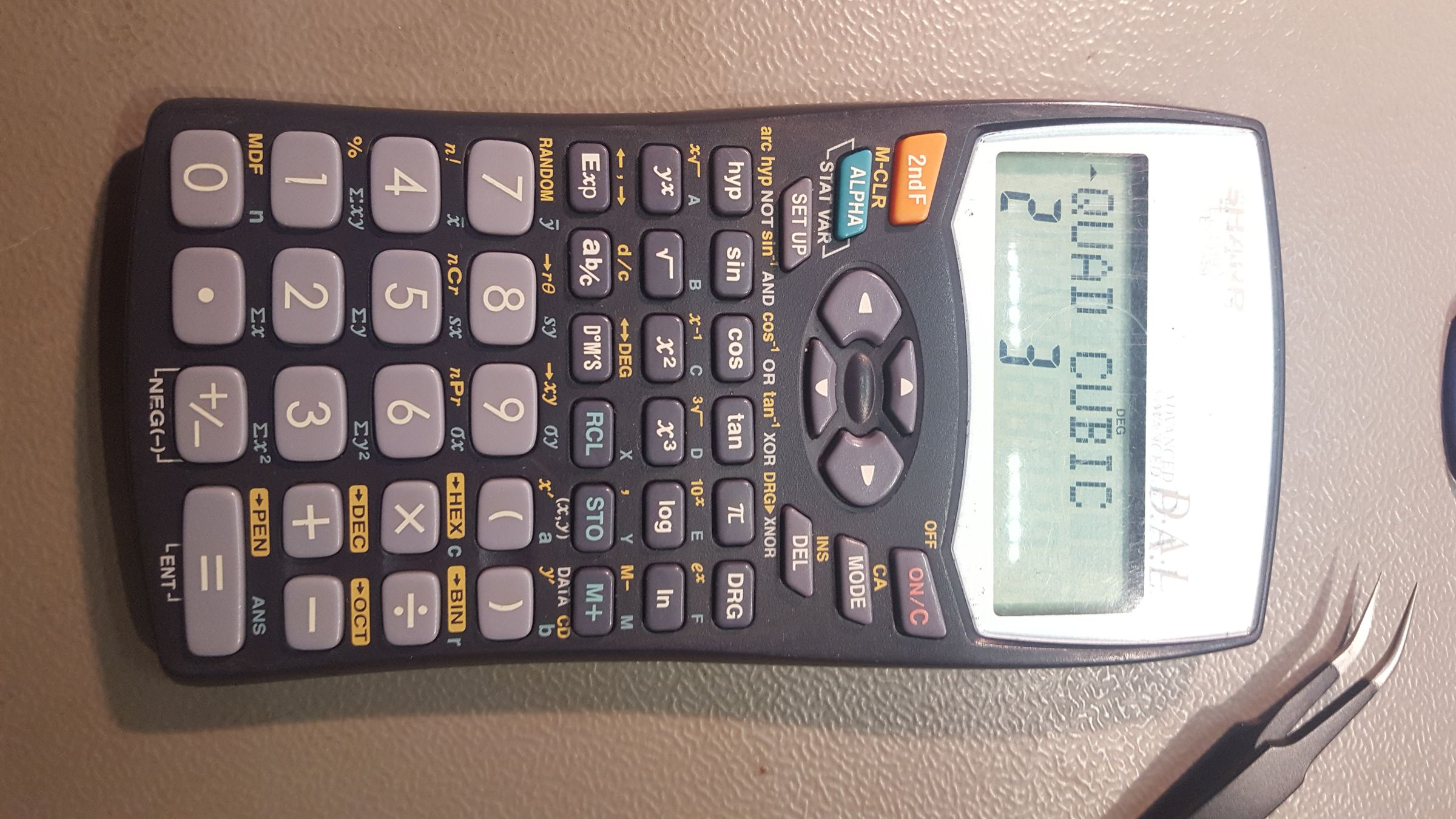Sharp Calculator Hack 6 Steps (with Pictures) Instructables