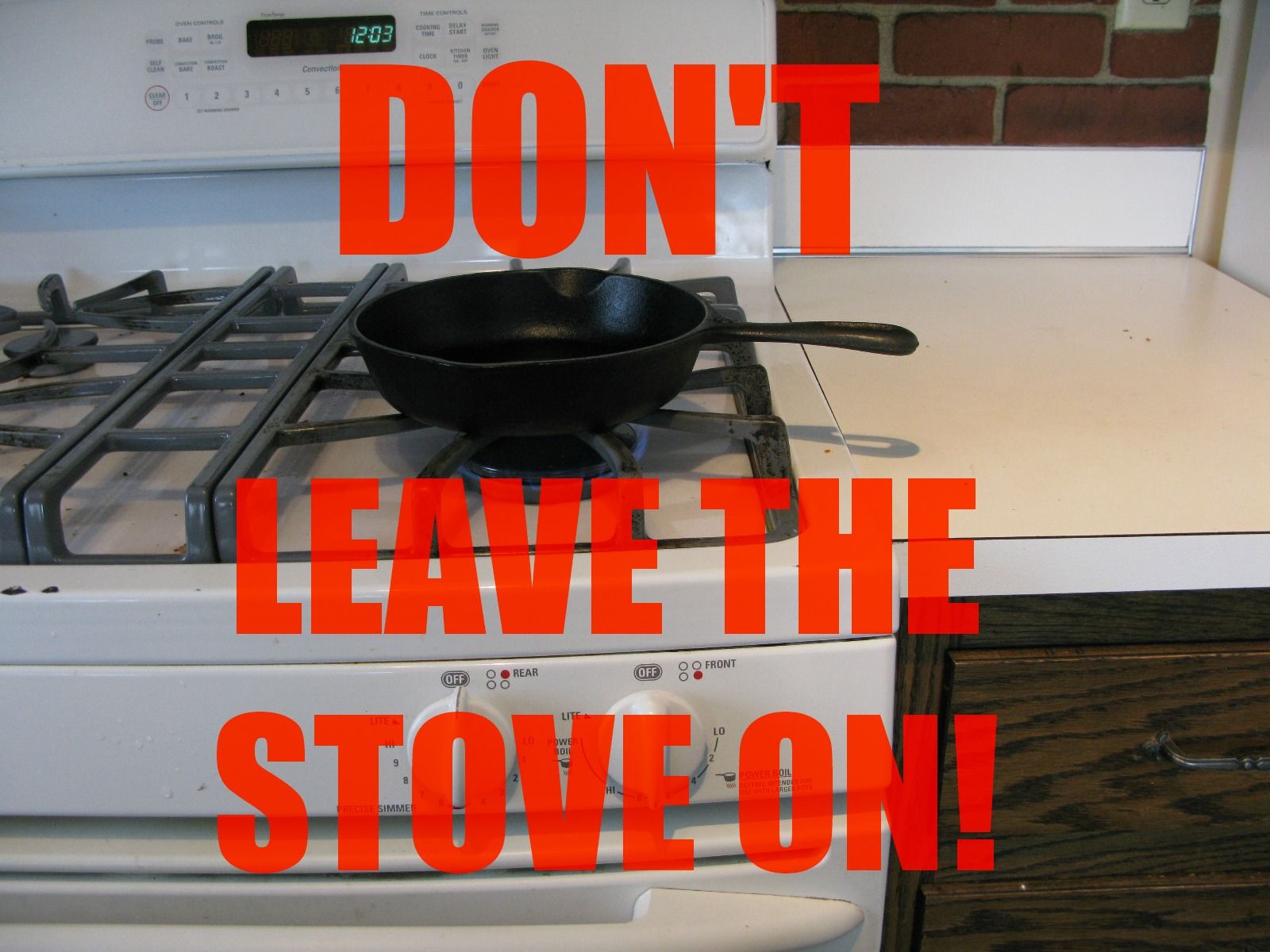 Don T Leave The Stove On 3 Steps Instructables