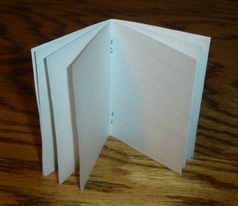 DIY guide for Quick 16 Page Ruled Pocket Book From 1 Piece of Paper with No Fancy Cuts or Folds (PocketMod) with step-by-step instructions