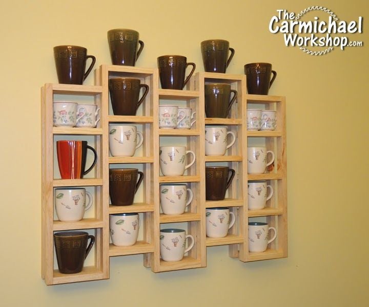 Coffee Mug Display Rack 6 Steps (with Pictures) Instructables