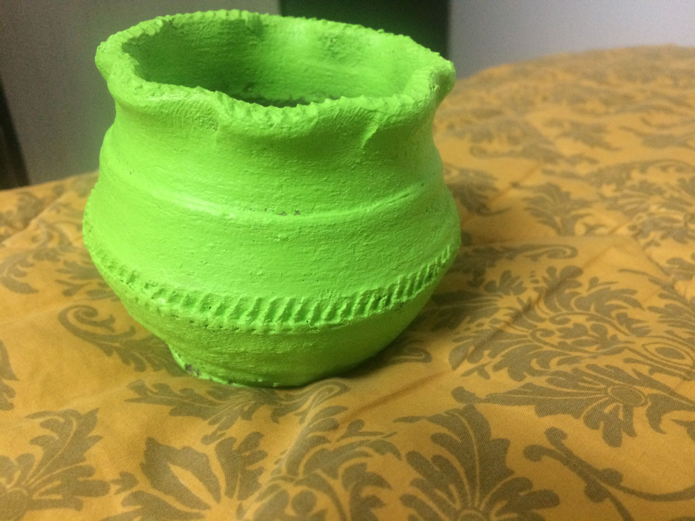 Diy Handpainted Clay Pot 5 Steps Instructables