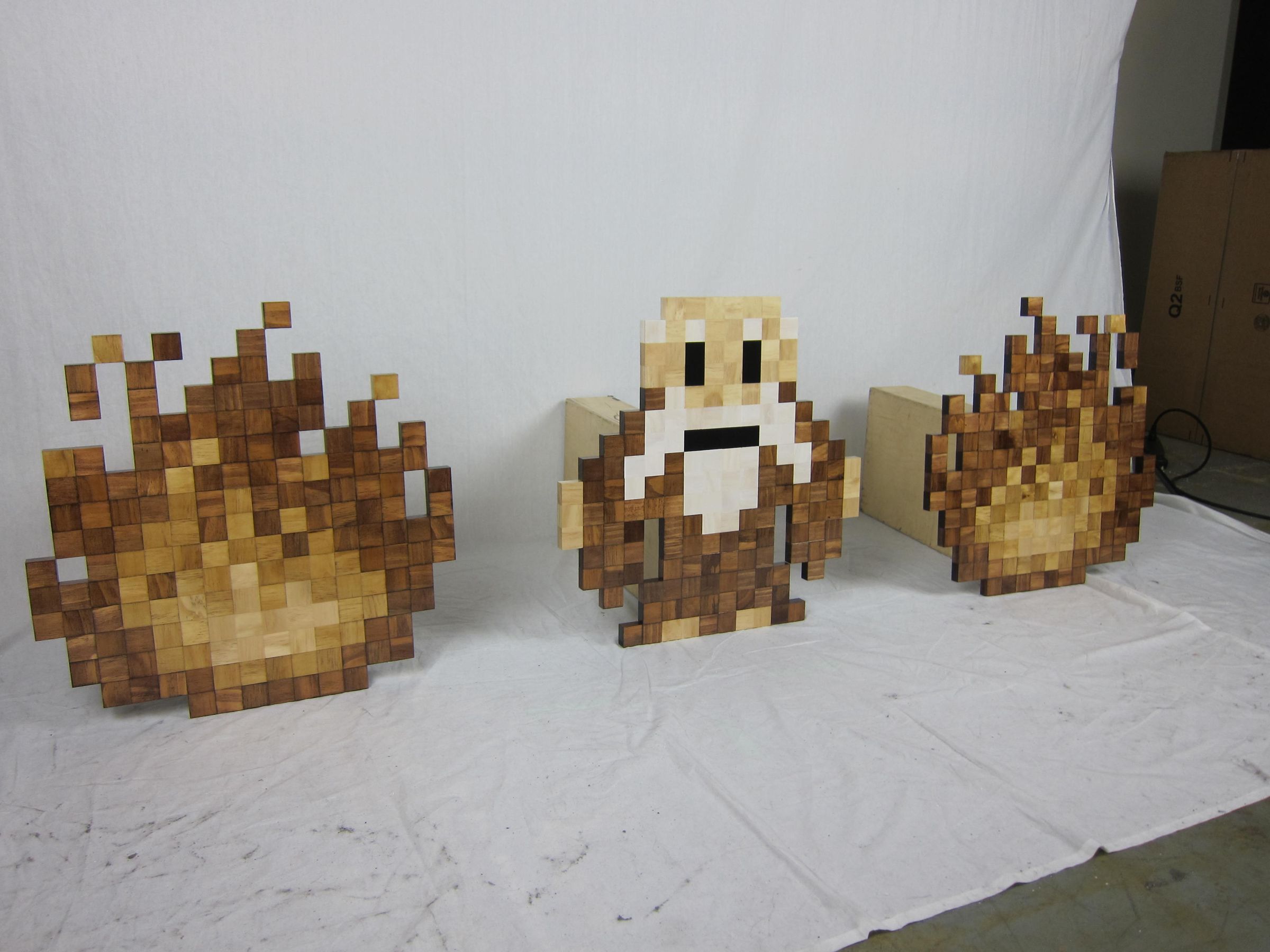 Stained Wood Pixel Art 7 Steps (with Pictures) Instructables