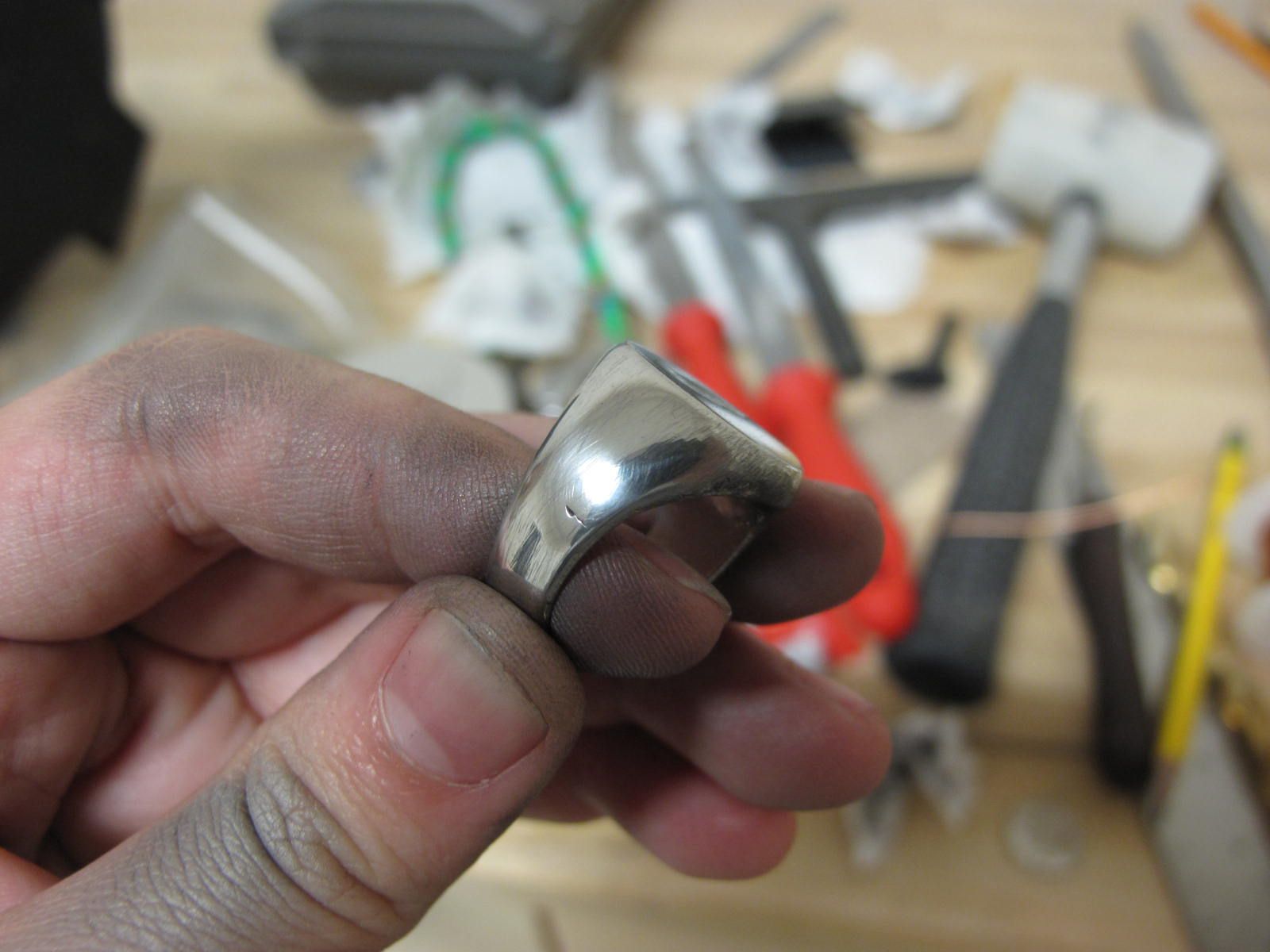 How to Cast and Polish a Pewter Ring 4 Steps (with Pictures