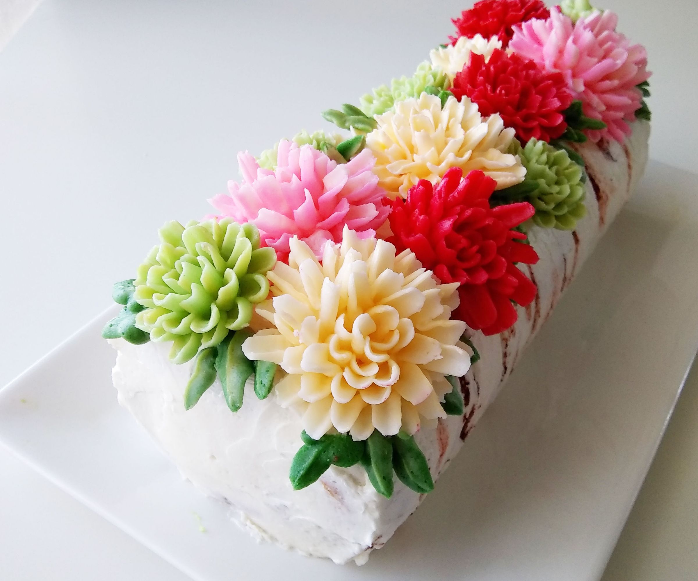 Blooming Birch Swiss Roll Cake