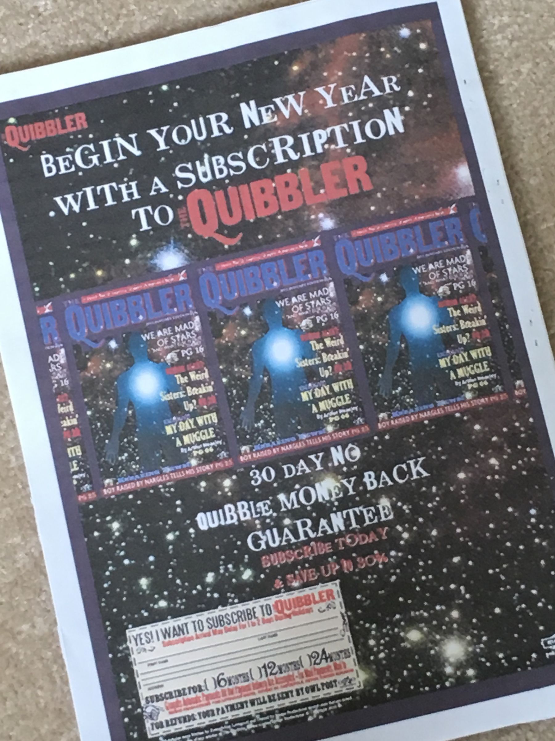 Make Your Own Quibbler Magazine 5 Steps (with Pictures) Instructables