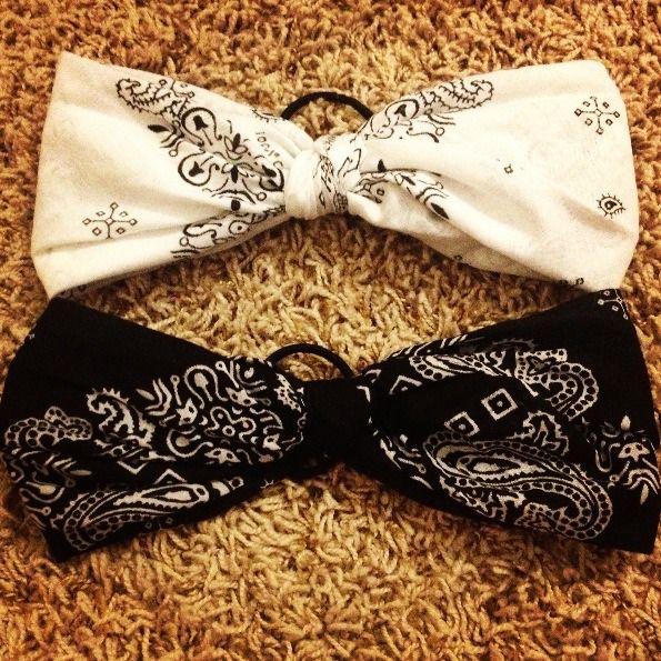 bandana bow tie