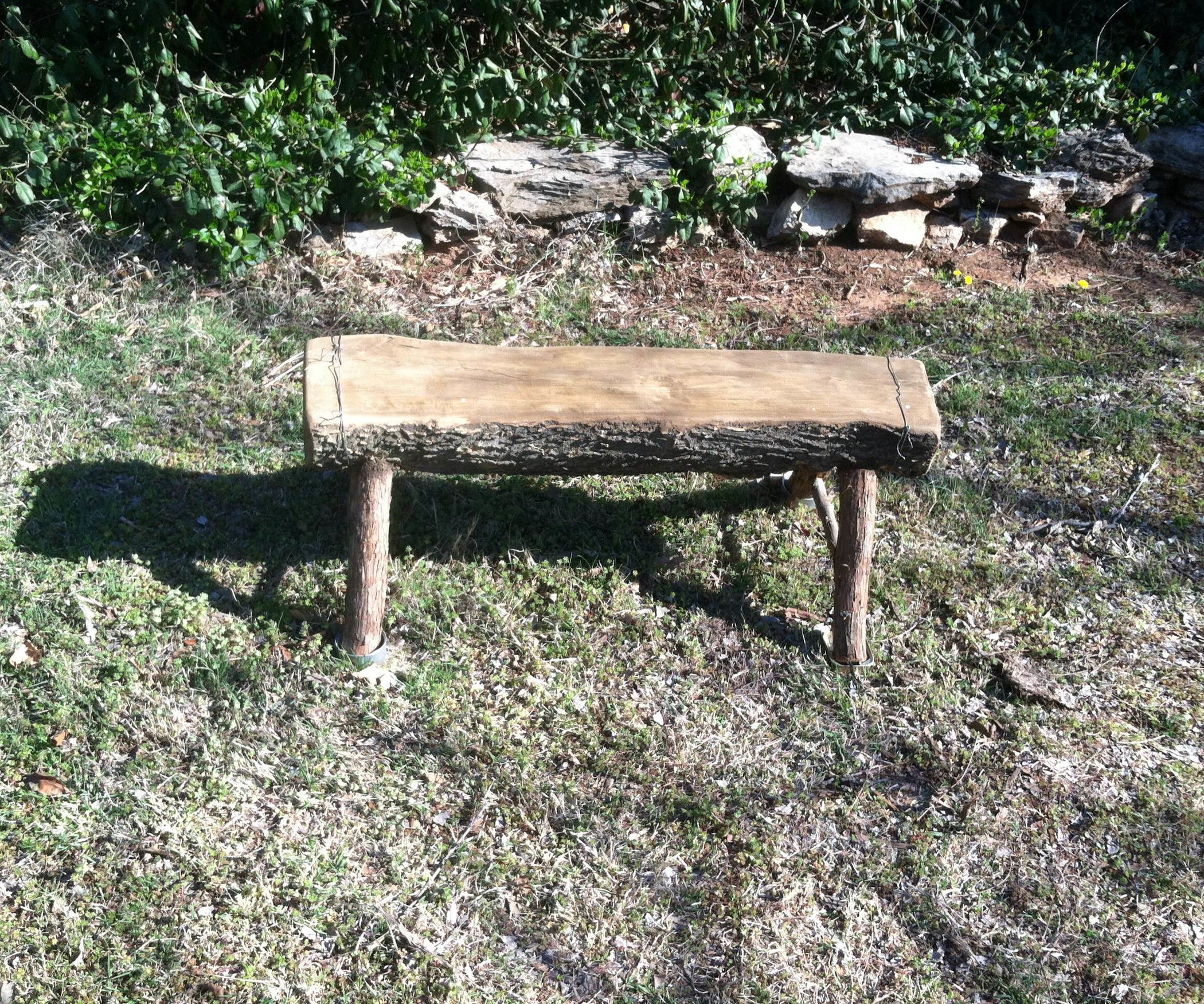 LOG BENCH 5 Steps (with Pictures) Instructables