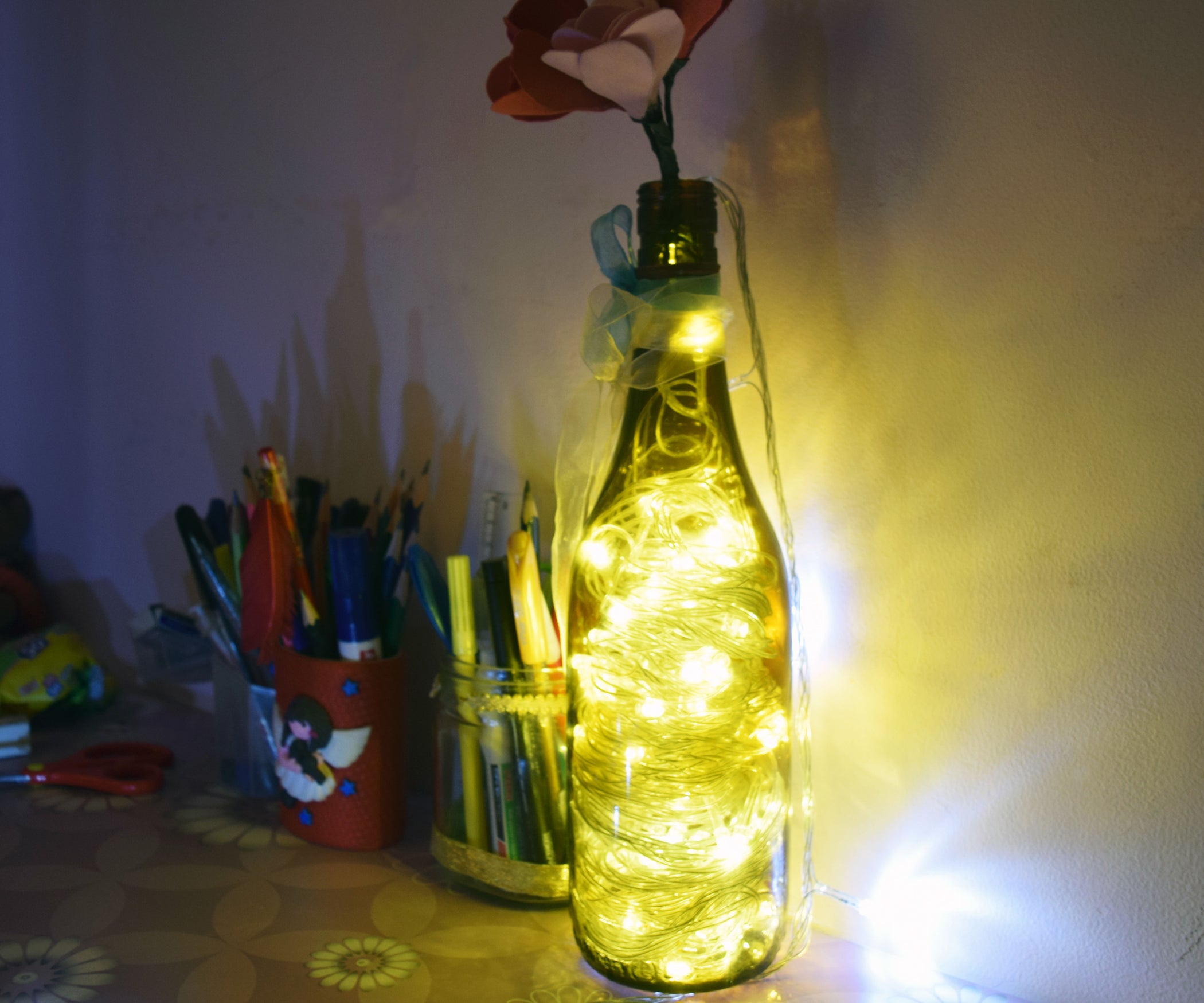 DIY Bottle Lamp 3 Steps (with Pictures) Instructables
