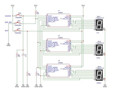 CD4026 Decade Counter With 7 Segment Display - Instructables