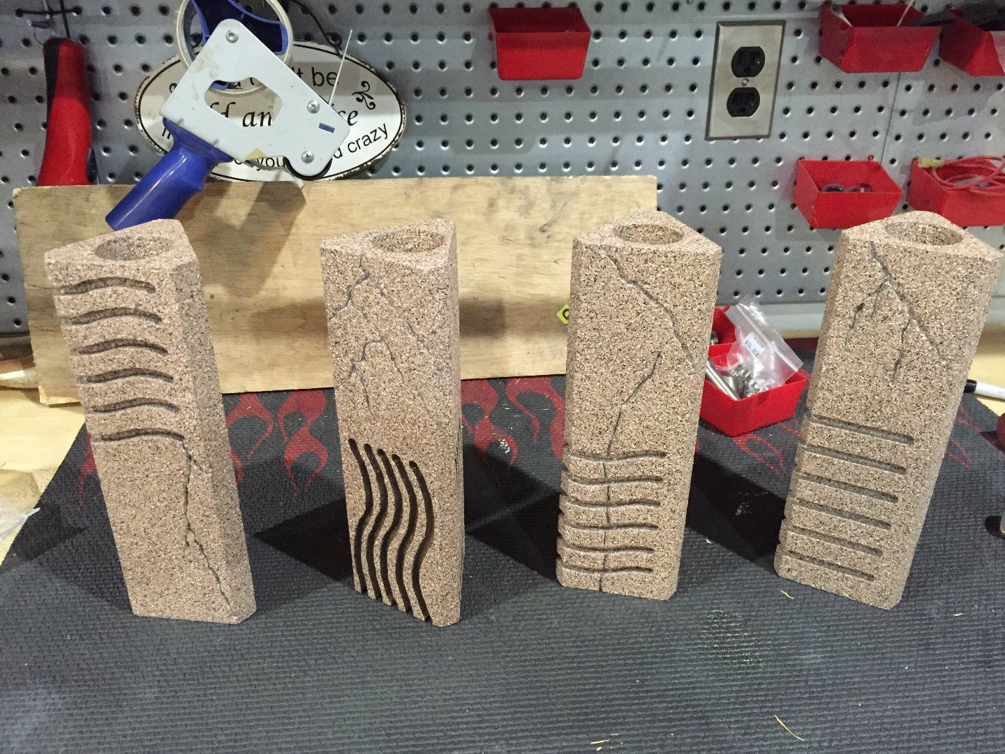 The Fifth Element Stones Pillar Candle Holders 13 Steps (with