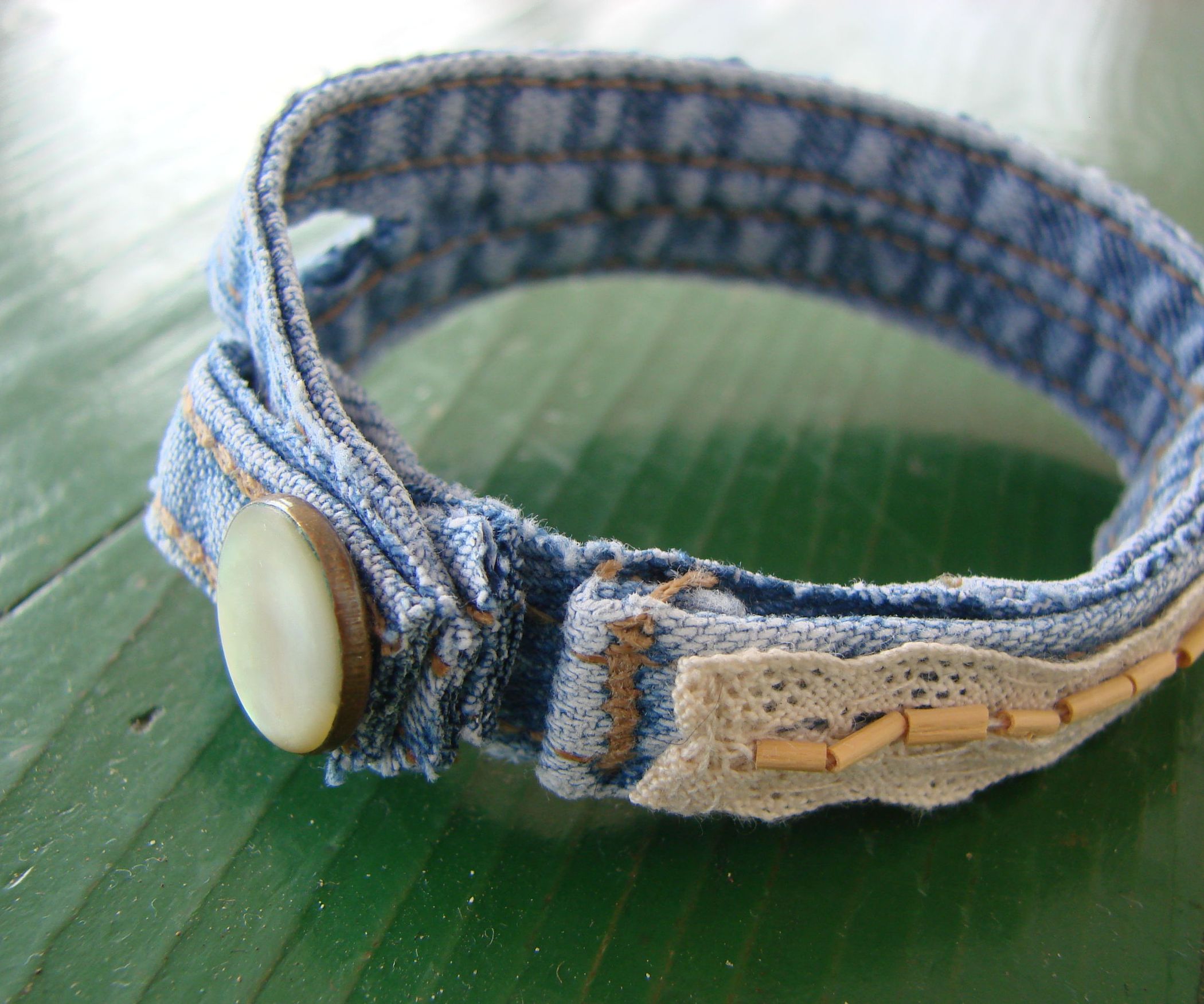 Jeans Bracelets Instructables