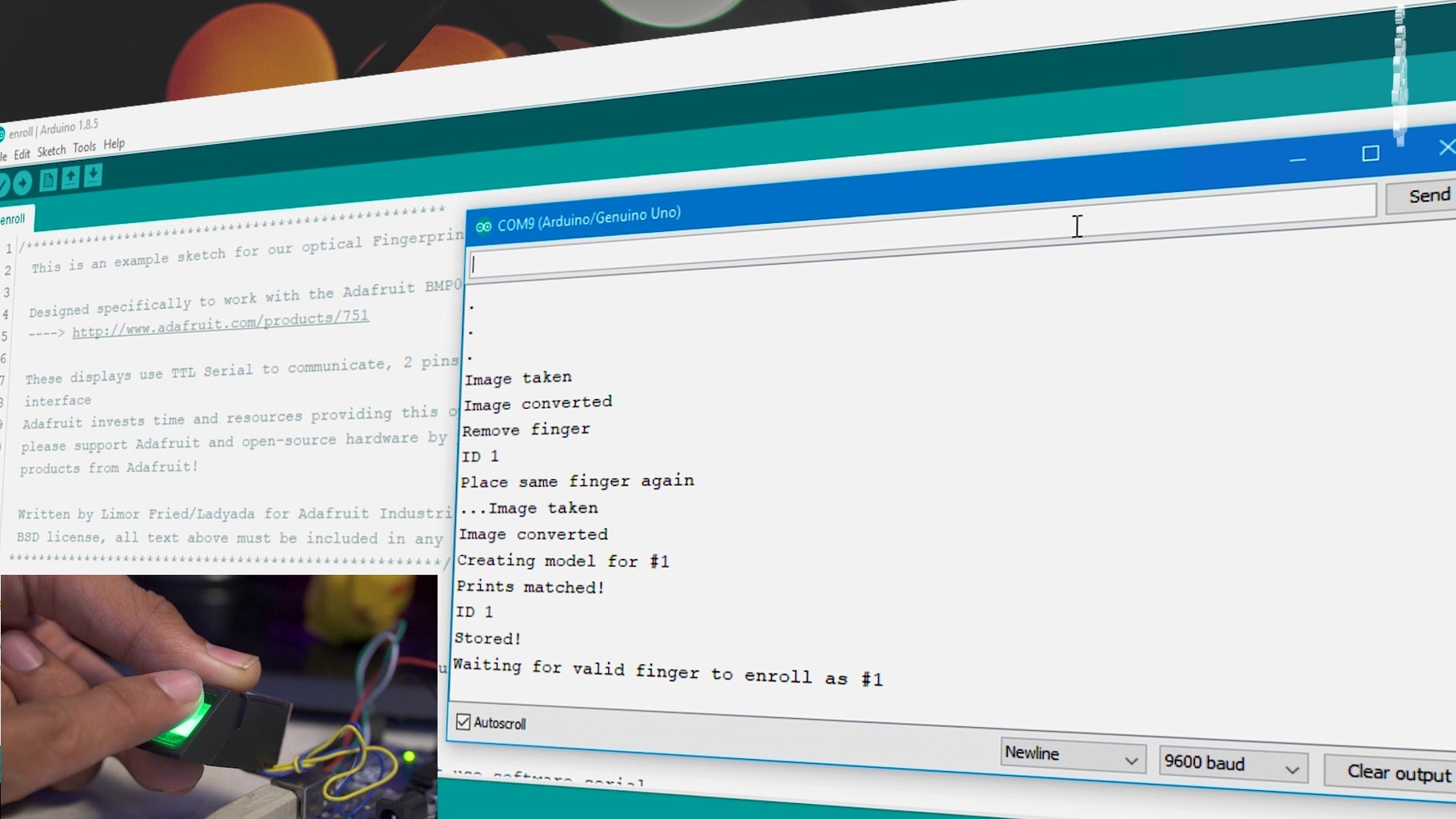 How to Setup Fingerprint Sensor With Arduino : 10 Steps (with Pictures ...