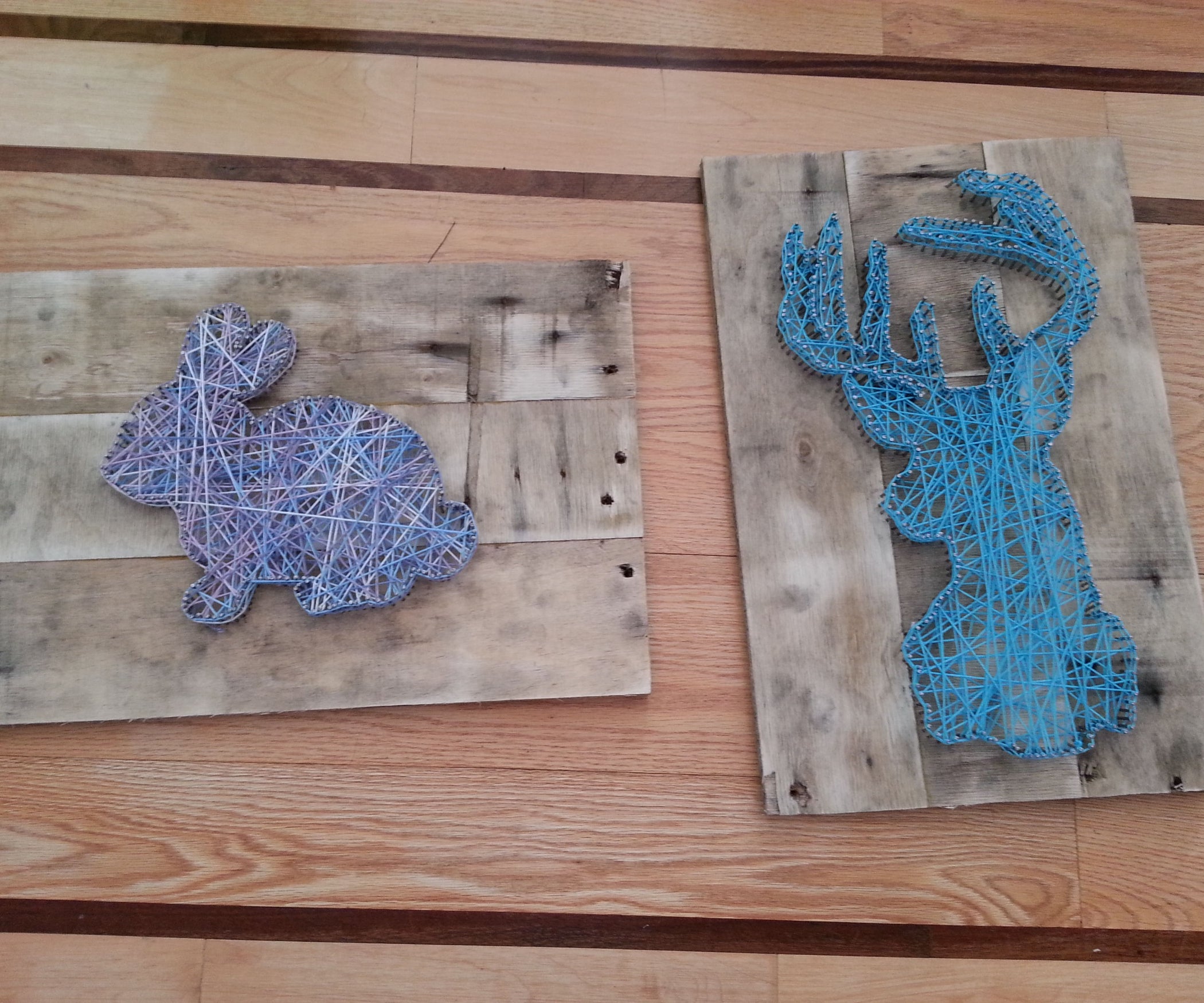 Nail String Art Using Reclaimed Wood 4 Steps Instructables