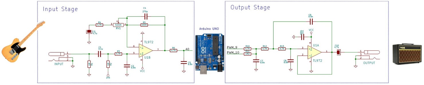Arduino UNO Guitar Pedal - Open Hardware. : 4 Steps - Instructables