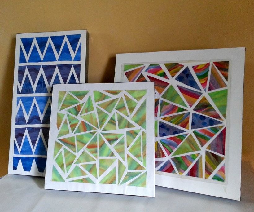 Chromatic-Geometric Wall Art
