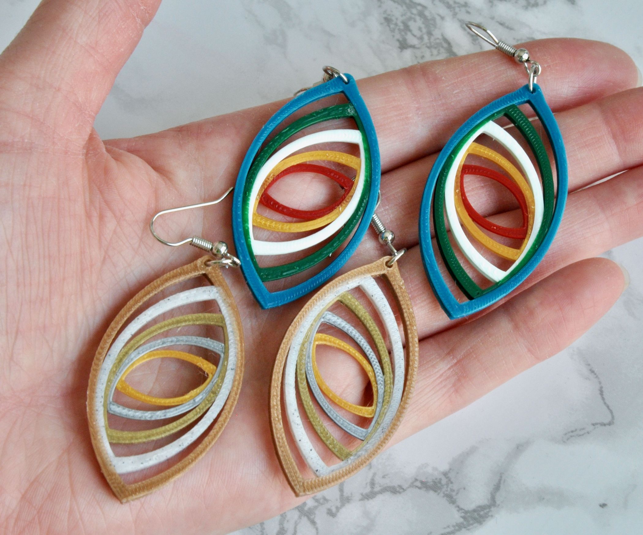 Recursive Infinity Earrings 3D Print 8 Steps (with Pictures