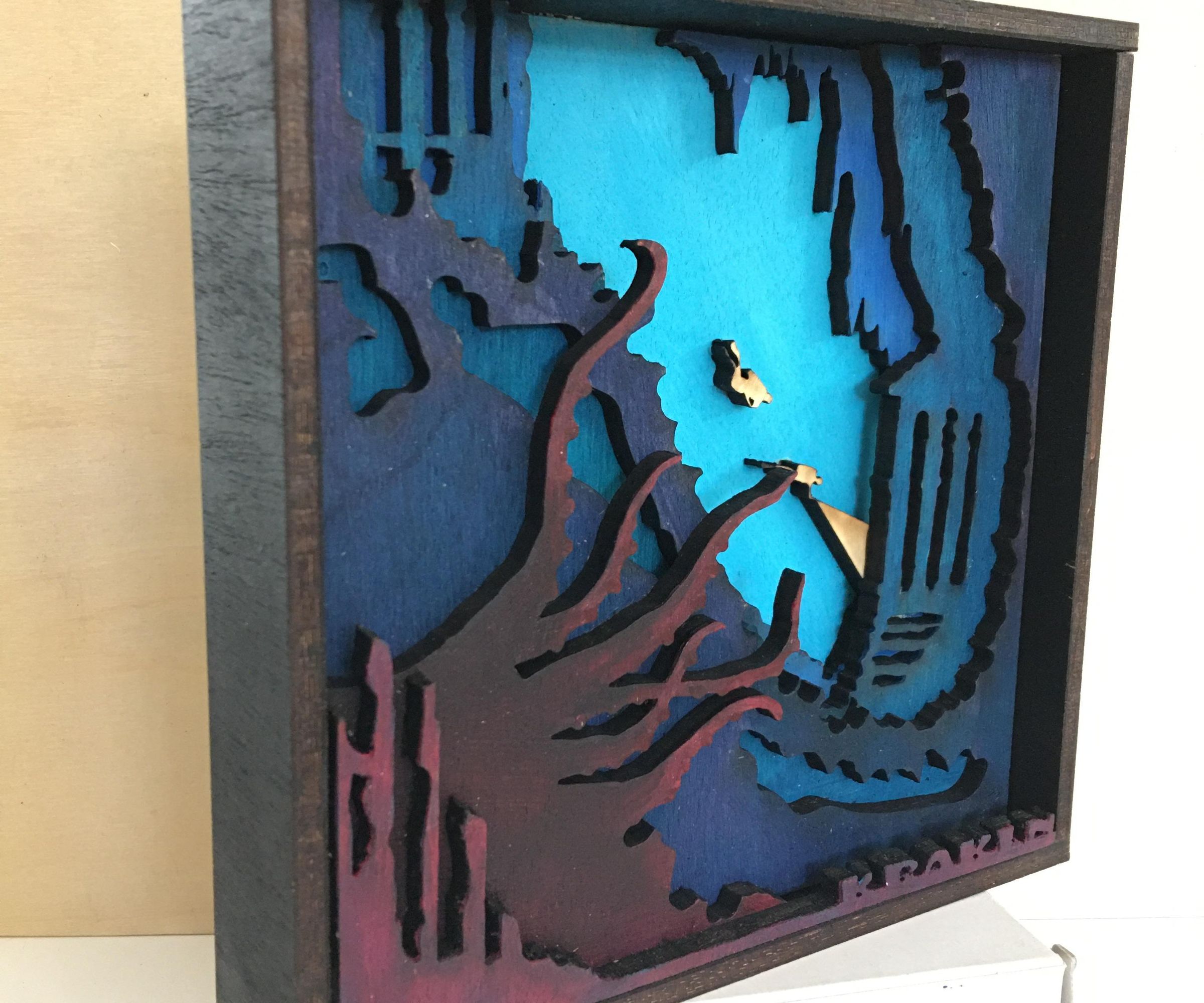 Create a Layered Cut Wood Landscape