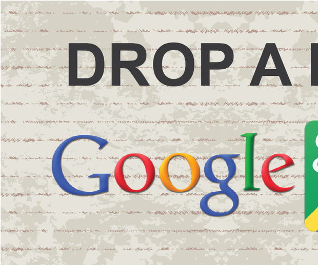how to drop a pin on google maps