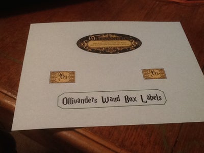 ollivanders wand box with free templates 3 steps instructables