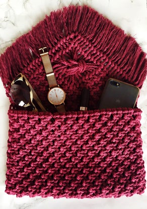 6 Kolay Adımda Bohem Makrome Debriyaj Nasıl Yapılır